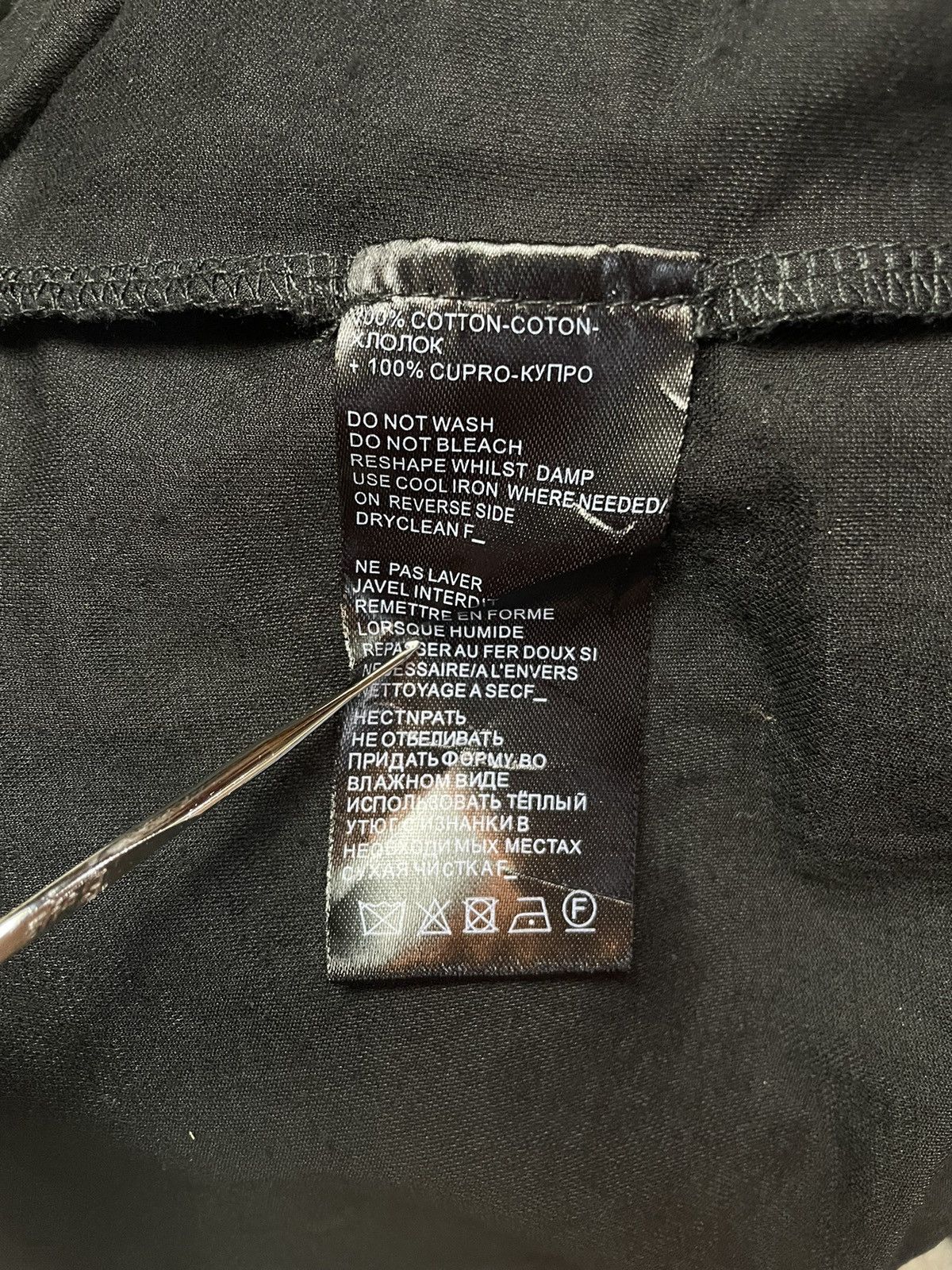 Ann Demeulemeester Ann Demeulemeester Black Tony Cold Shoulder Hoodie Size US M / EU 48-50 / 2 - 10 Thumbnail