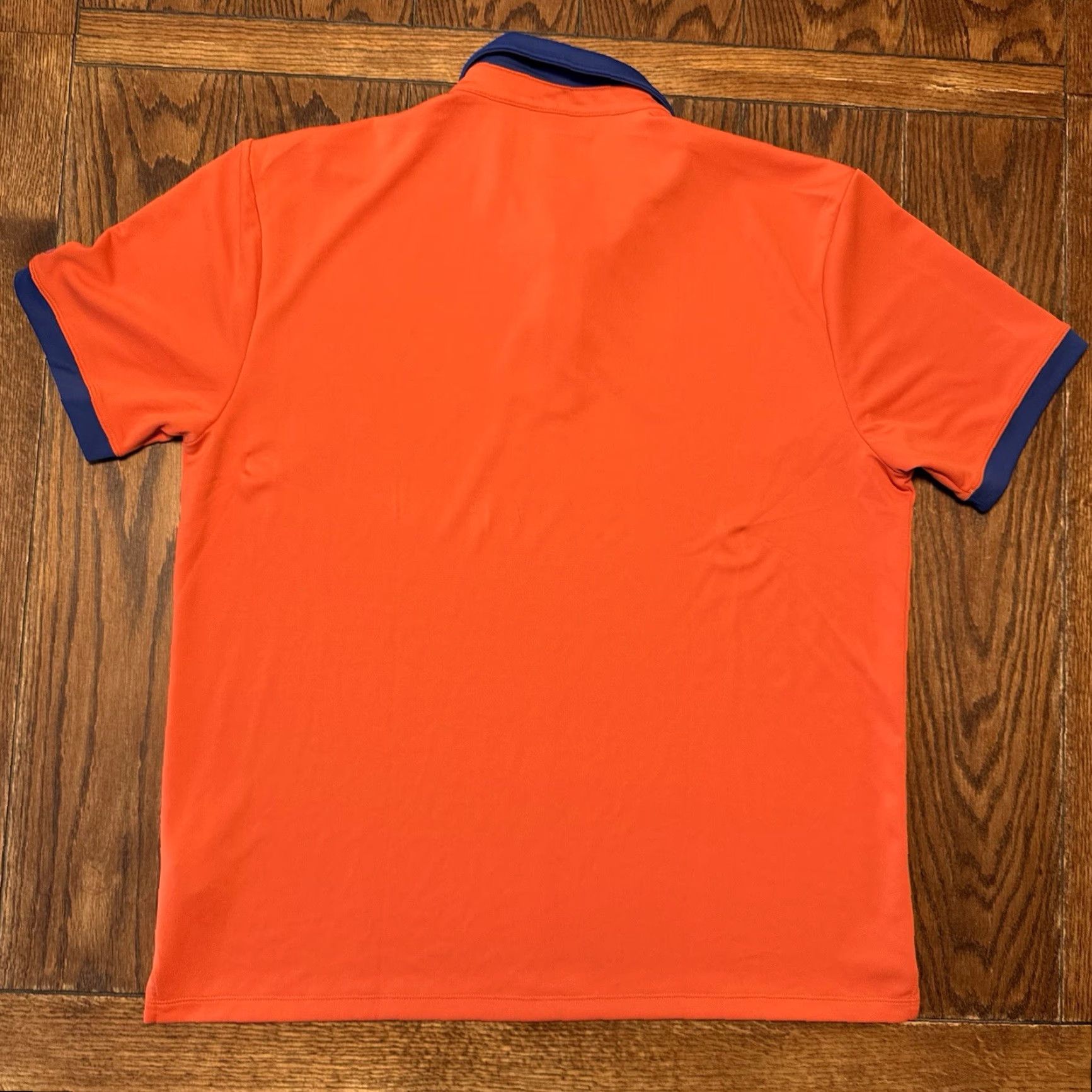 Vintage Twillory Athleisure Polo Mens 2XL Orange Blue Collar Performance Golf Shirt Size US XXL / EU 58 / 5 - 6 Thumbnail