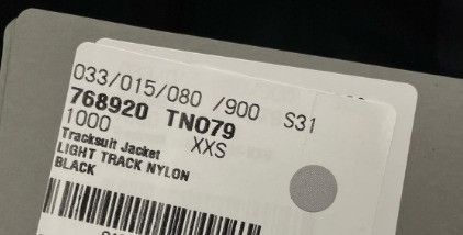 Balenciaga o1bcso1str1124 Outline Tracksuit Jacket in Black Size US XXS / EU 40 - 8 Thumbnail