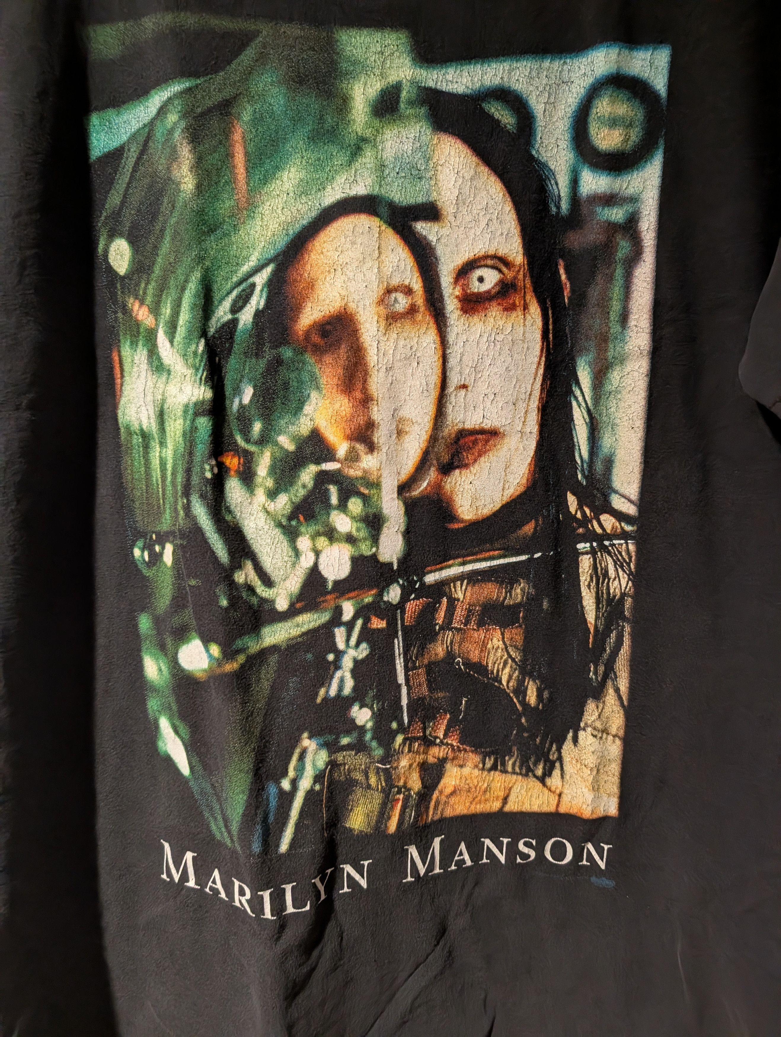Band Tees Vintage Marilyn Manson The Beautiful People Graphic T-Shirt Size US L / EU 52-54 / 3 - 2 Thumbnail