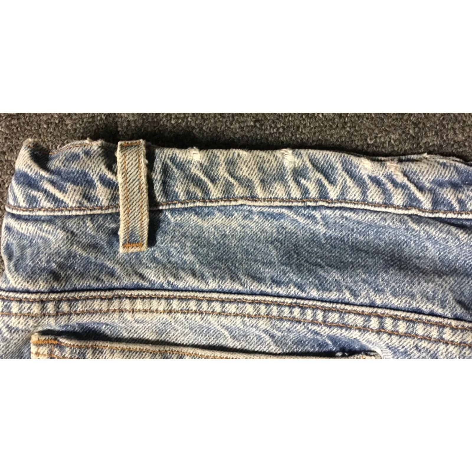 Levi's VINTAGE Levi’s 505 Jeans 38/32 Distressed Orange Tab 80s 90s USA Biker Levi's 569 Mens Jeans Straight Denim Blue Size US 38 / EU 54 - 5 Thumbnail