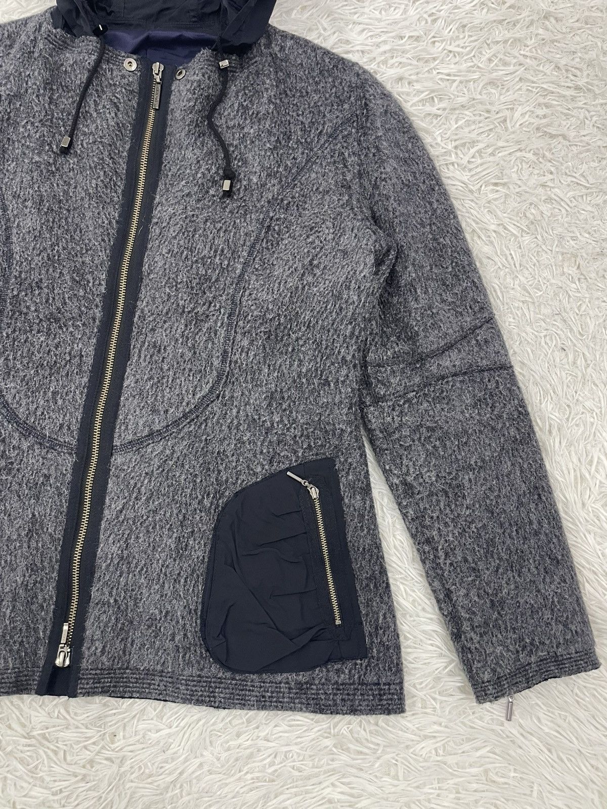 Hiroko Koshino Homme Hiroko Bis Hiroko Koshino Jacket Hooded Size S / US 4 / IT 40 - 4 Thumbnail
