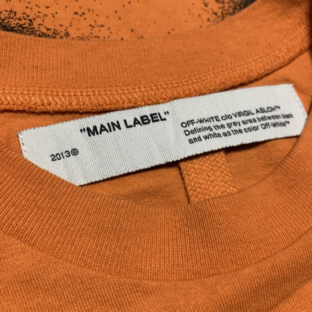 Off-White Off White XS Spray Paint Arrows Orange Tee Virgil Abloh 2020 Size US XS / EU 42 / 0 - 5 Thumbnail