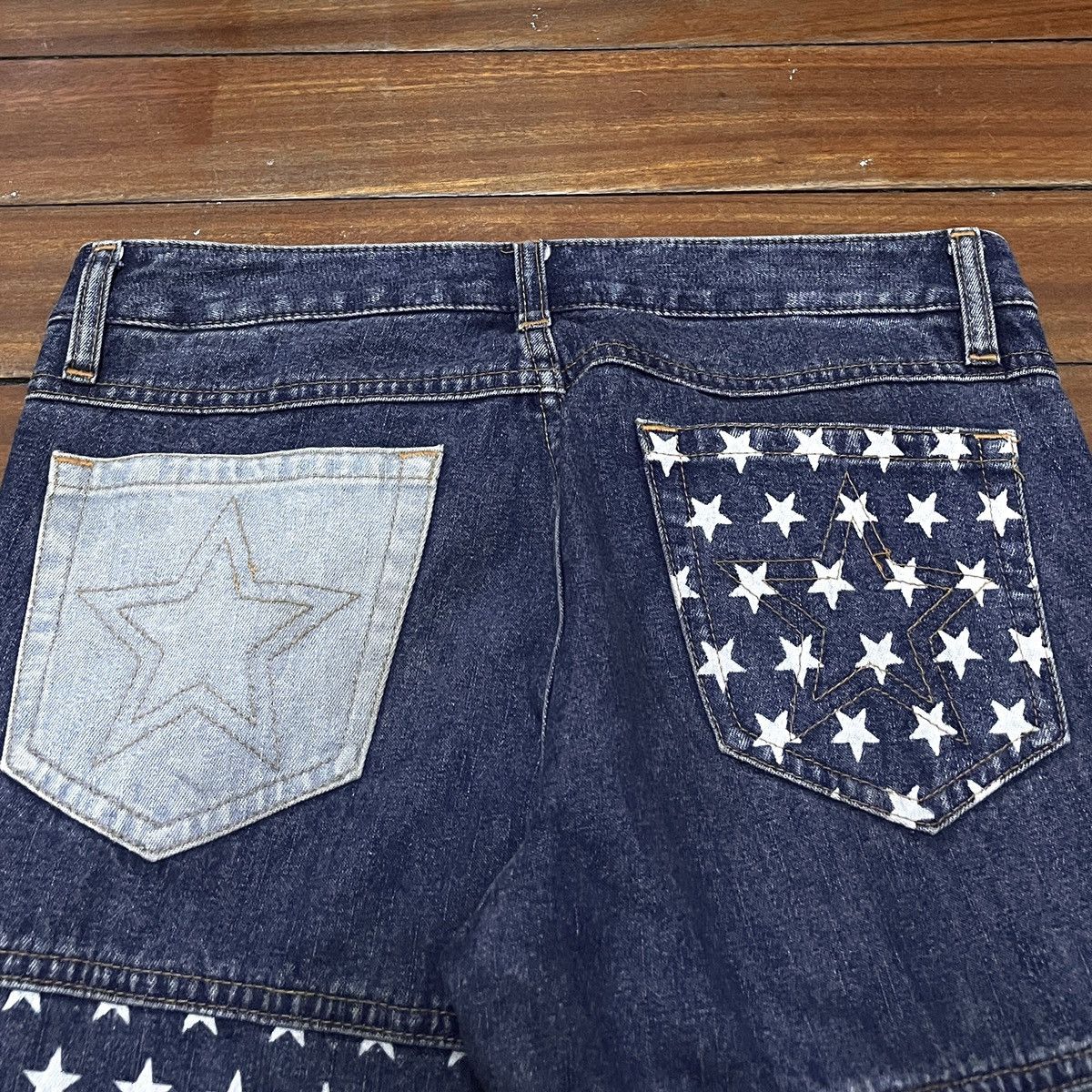 Hysteric Glamour × Japanese Brand × Vintage Rare Vintage Japanese Brand Estacot Hagi Flared Jeans 1990s Size US 29 - 4 Thumbnail