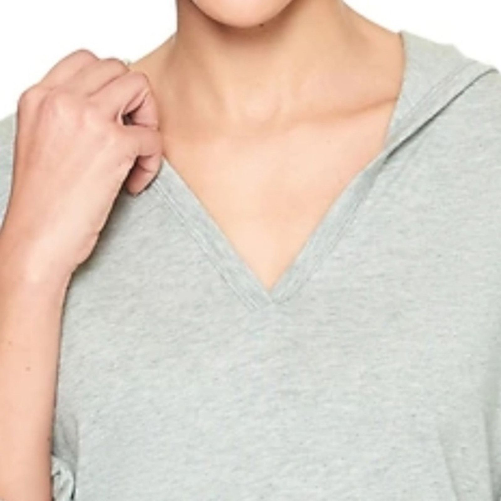 Gap GAP Gray Jersey Knit Hoodie Size XS / US 0-2 / IT 36-38 - 3 Thumbnail