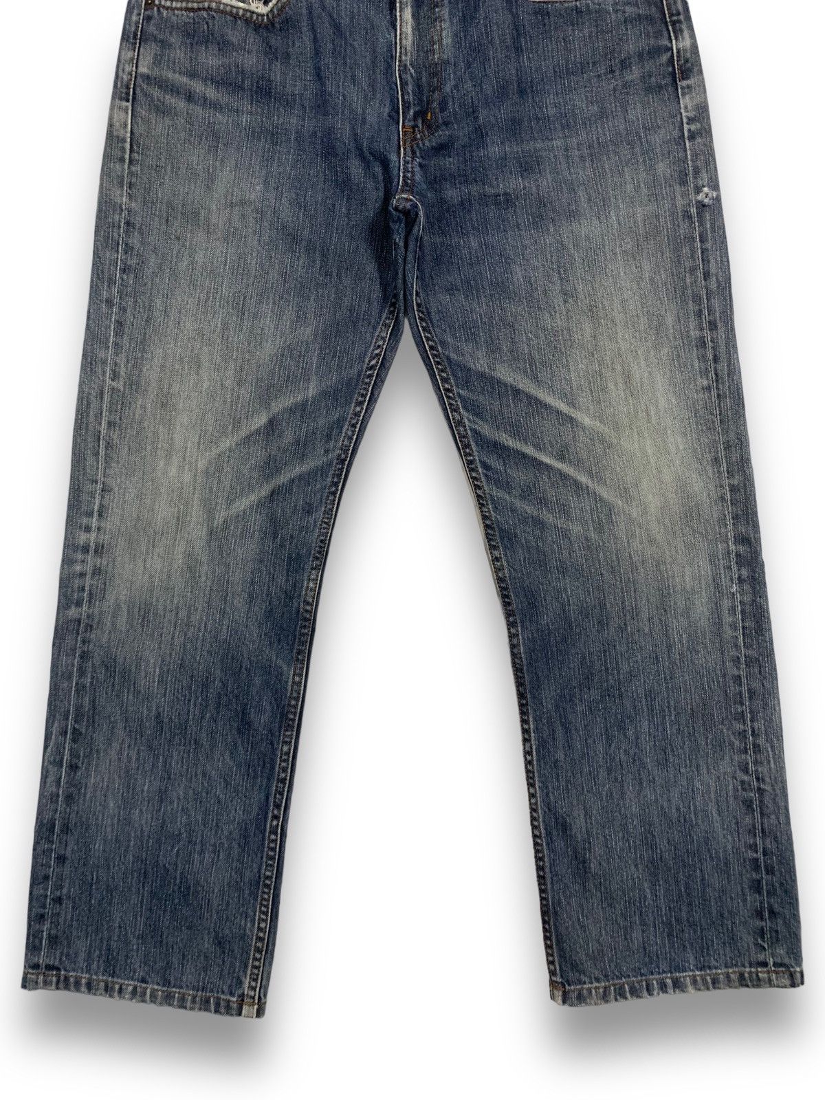 Uniqlo Vintage Uniqlo UJ Faded Wash Loose Straight Distressed Jeans Size US 30 / EU 46 - 8 Thumbnail