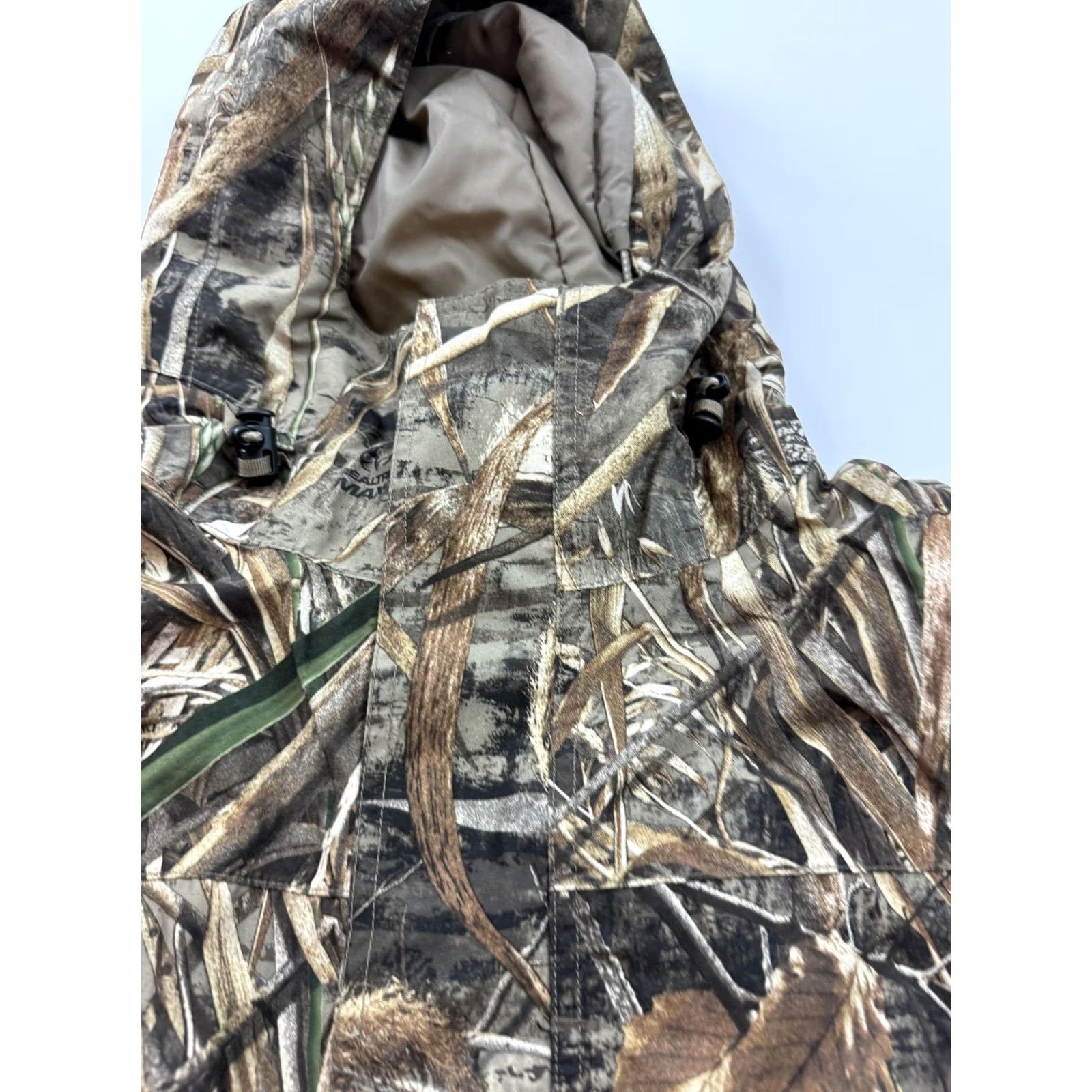 Vintage Cabelas Jacket Mens Large Brown Camo Hooded Insulated Full Zip Parka Hunting Size US L / EU 52-54 / 3 - 4 Thumbnail
