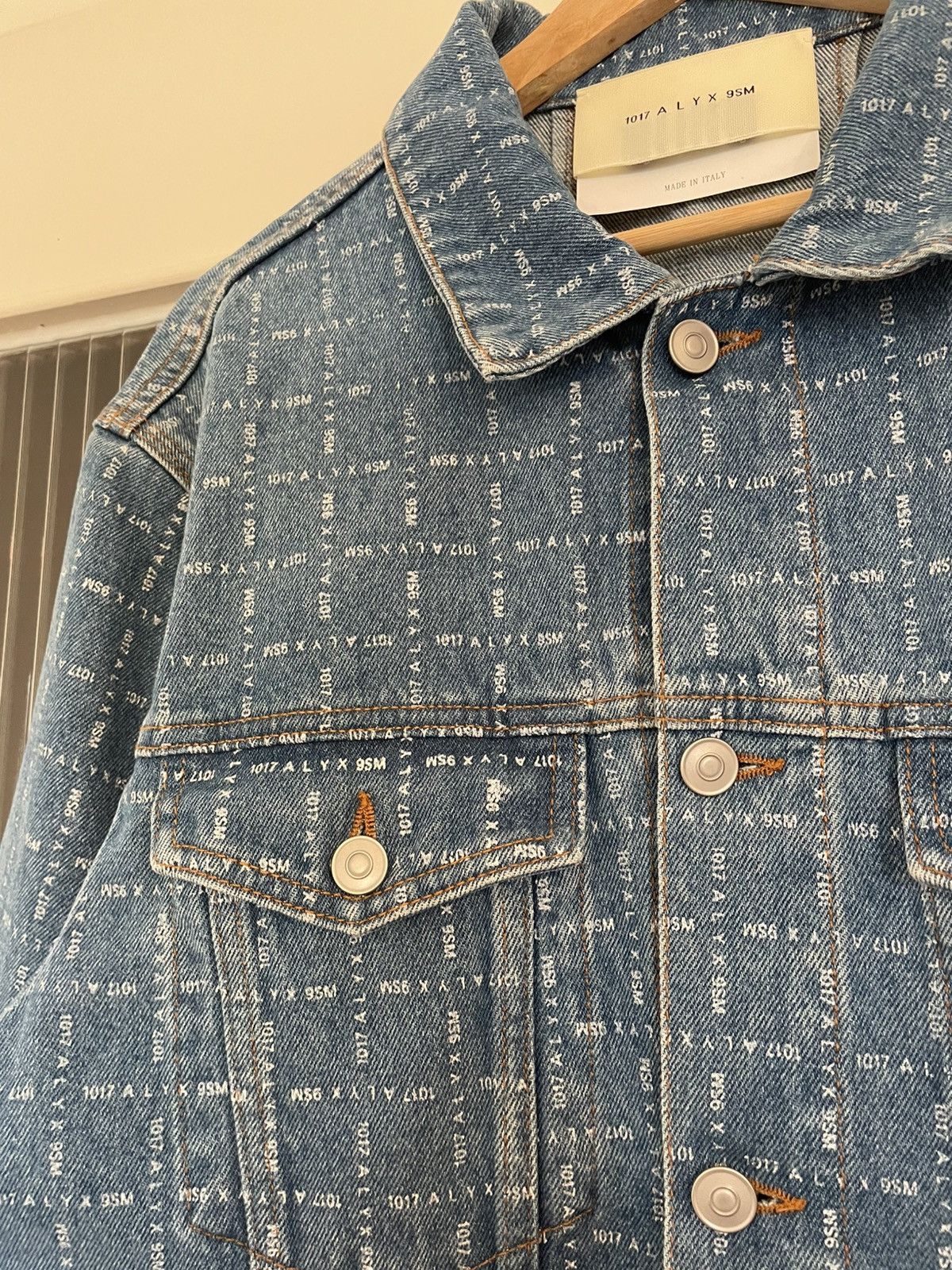 1017 ALYX 9SM Alyx denim logo jacket 1017 alyx 9sm Size US L / EU 52-54 / 3 - 2 Thumbnail