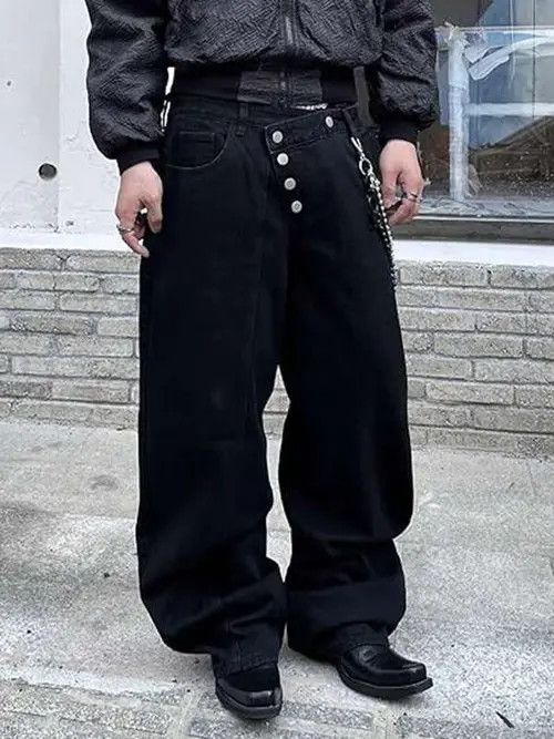 Jean Designer Japanese Y2K vintage jeans pants Size US 33 - 1 Thumbnail