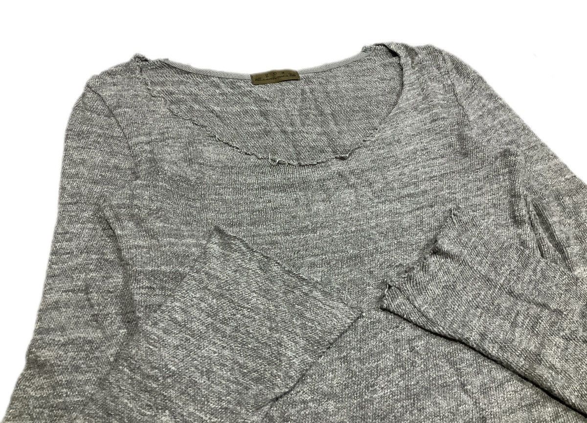 Hysteric Glamour × If Six Was Nine × Le Grande Bleu (L.G.B.) 🔥Y2K Archived G.O.A Asymmetrical Frayed Long Sleeve Shirt Size US S / EU 44-46 / 1 - 3 Thumbnail
