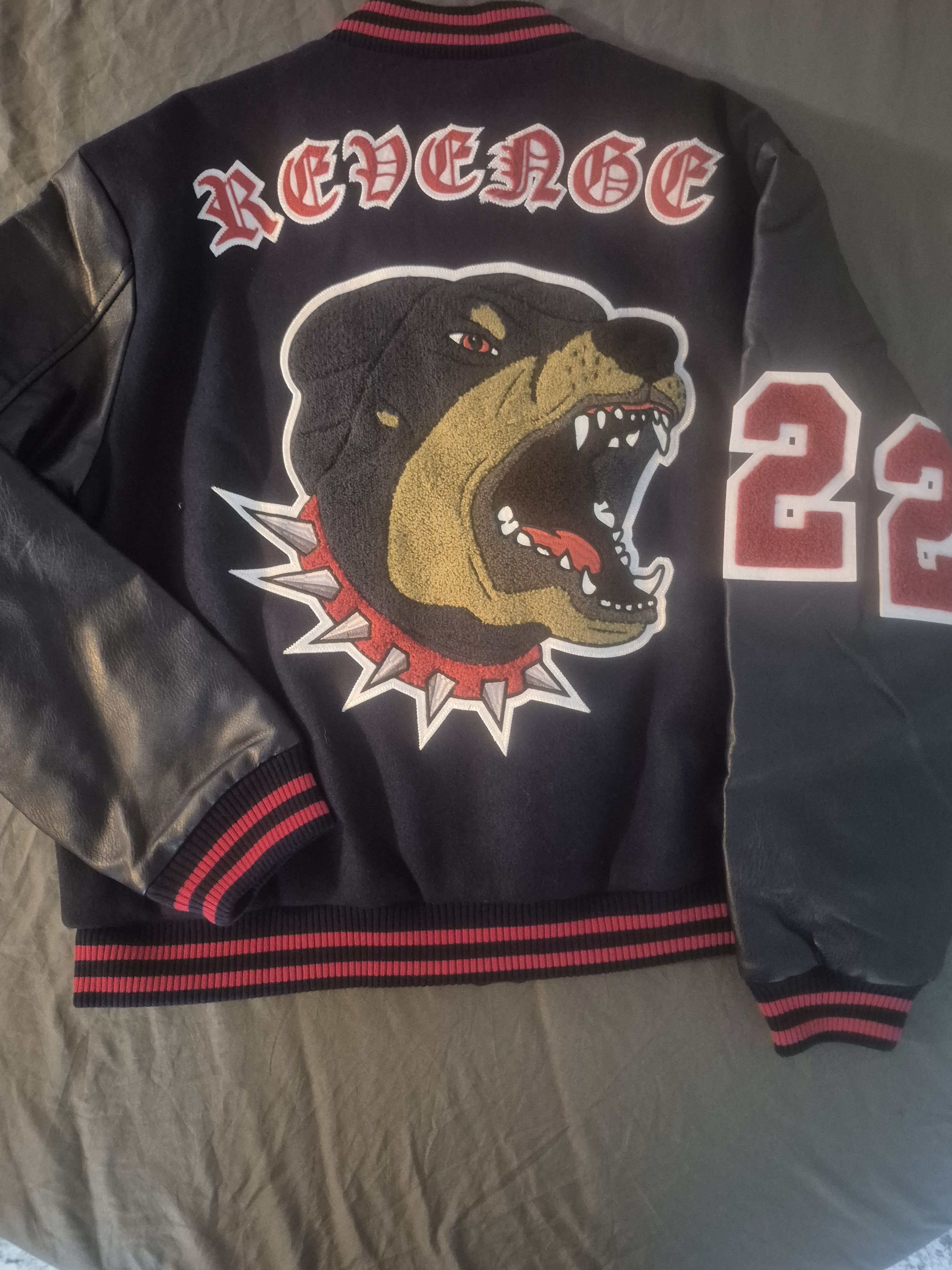 Revenge Revenge Rottweiler Varisty Letterman Jacket Size US S / EU 44-46 / 1 - 2 Thumbnail