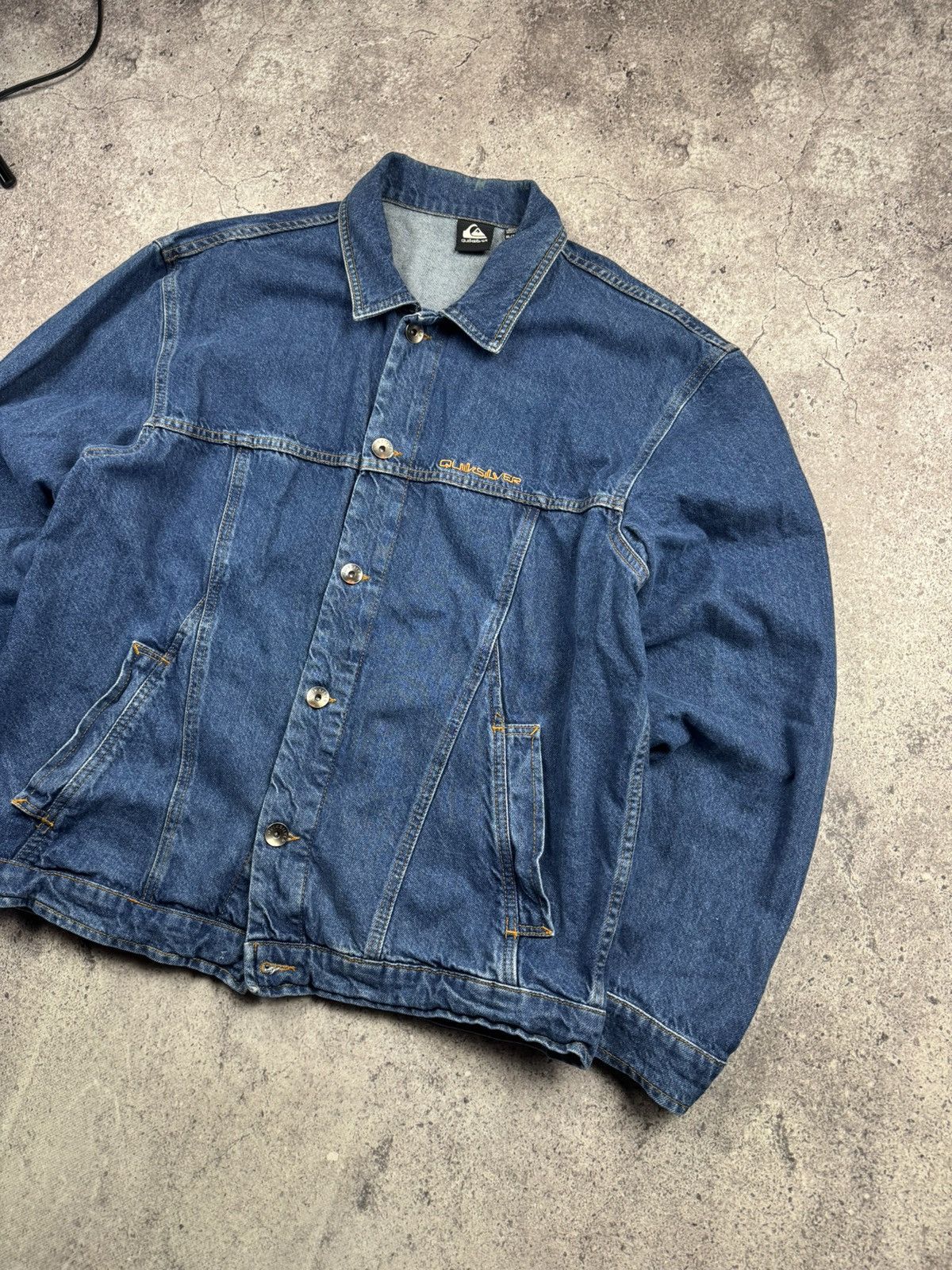 Quiksilver Quiksilver Vintage Y2K Denim Jacket size Xl Size US XL / EU 56 / 4 - 2 Thumbnail