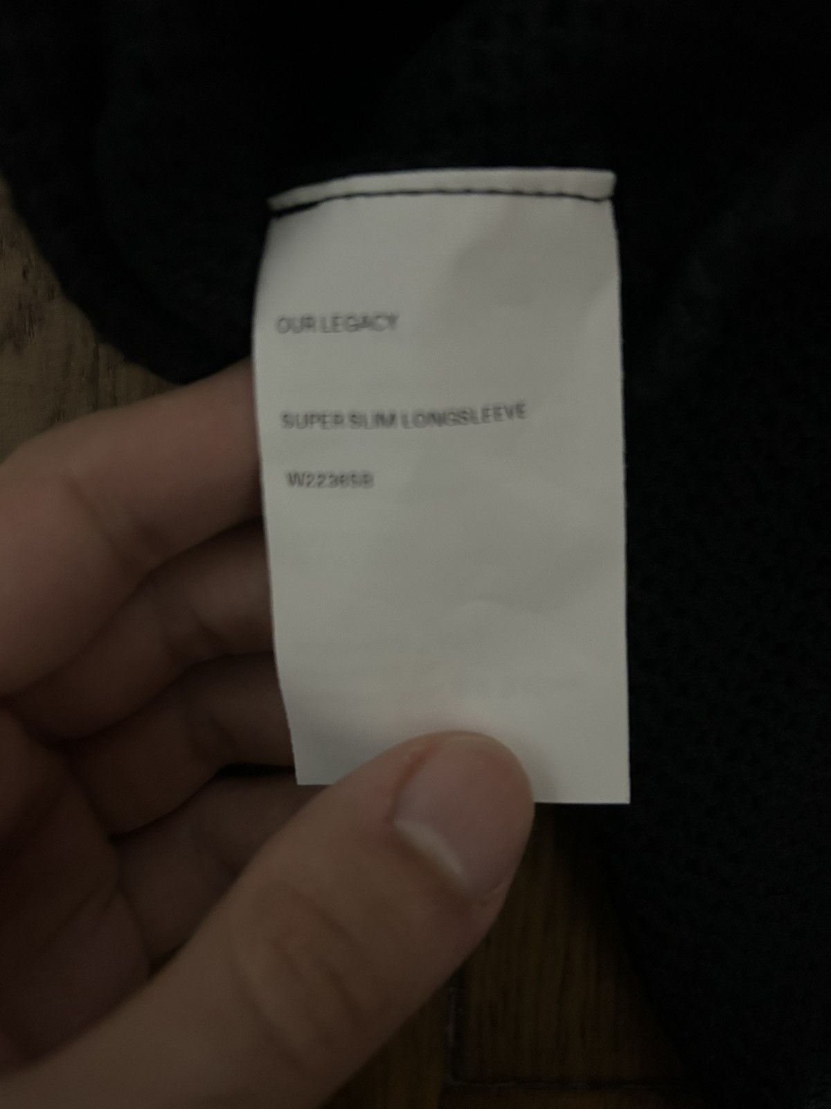 Our Legacy Super slim longsleeve Size M / US 6-8 / IT 42-44 - 5 Thumbnail