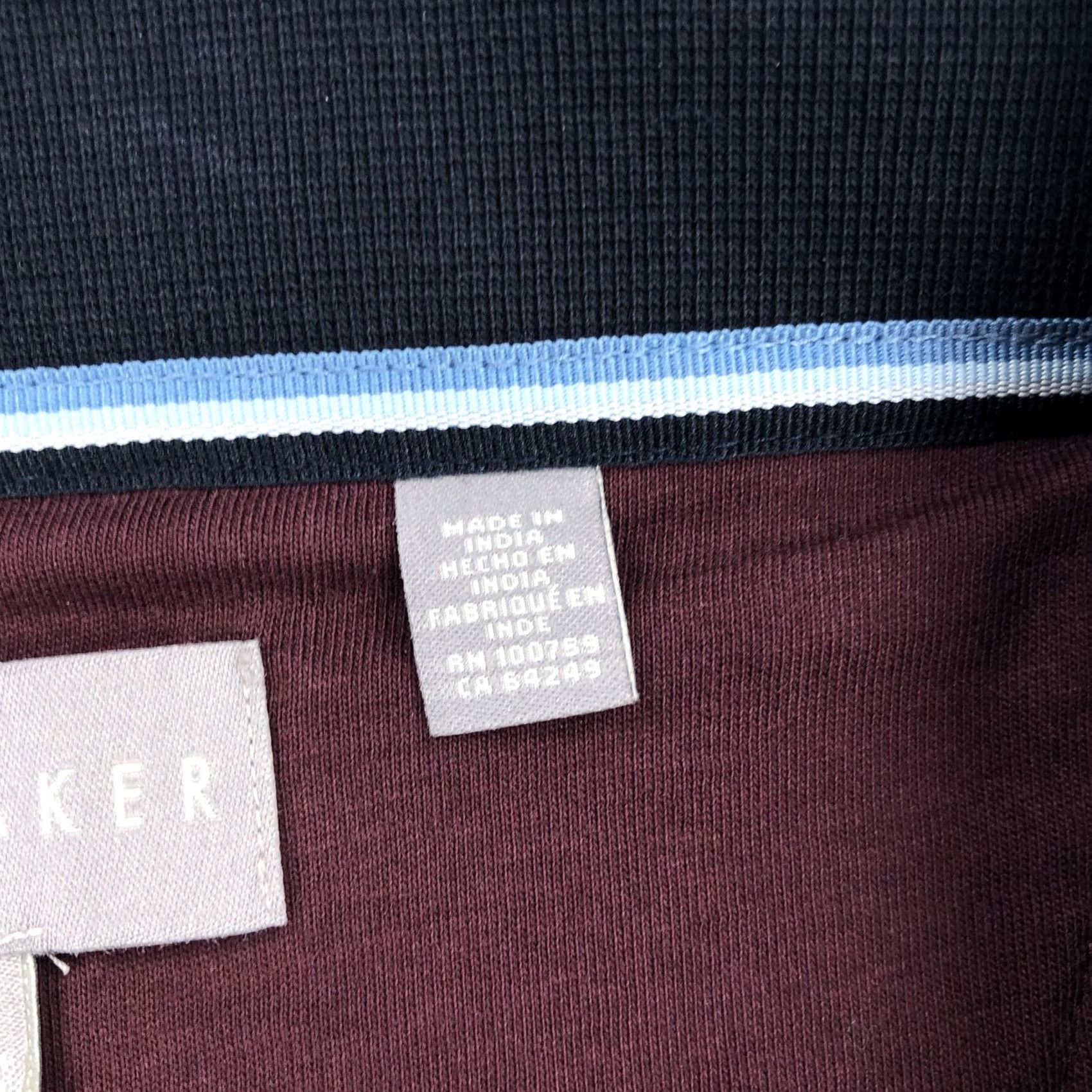 Ted Baker Ted Baker Men's XXL Red Quarter Zip Pullover Sweater Textured Knit 2XL NEW Size US XXL / EU 58 / 5 - 6 Thumbnail