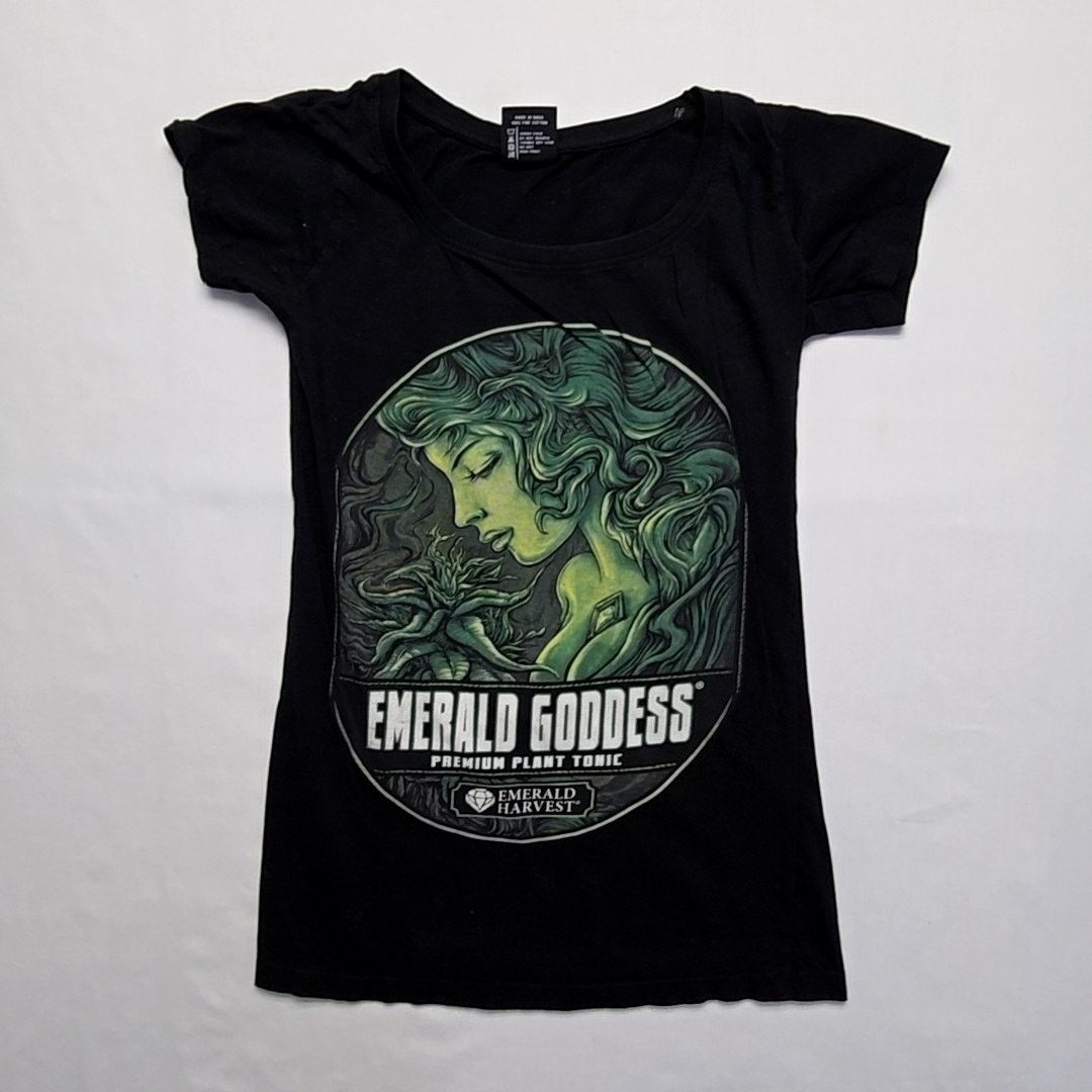 Other Emerald Goddess Emerald Harvest Weed Graphic M Black Tee Size M / US 6-8 / IT 42-44 - 1 Thumbnail
