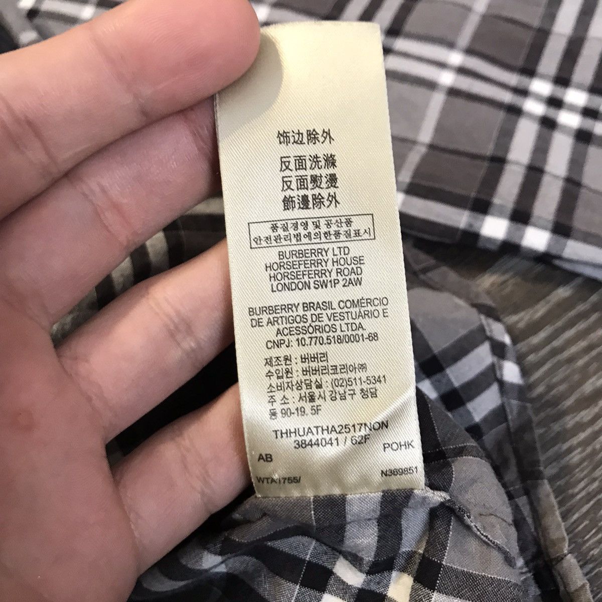 Burberry × Vintage Burberry Brit Shirt Nova Check Longsleeve Shirt Vintage Size US S / EU 44-46 / 1 - 11 Thumbnail