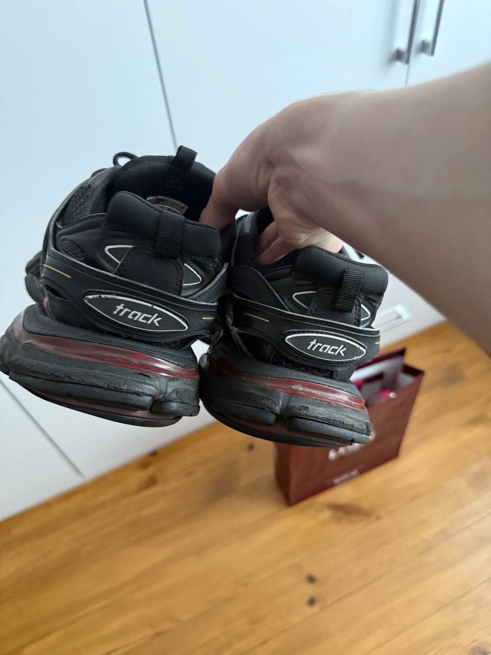 Balenciaga Balenciaga Track 1 Black Red Yellow Size US 10 / EU 43 - 3 Thumbnail