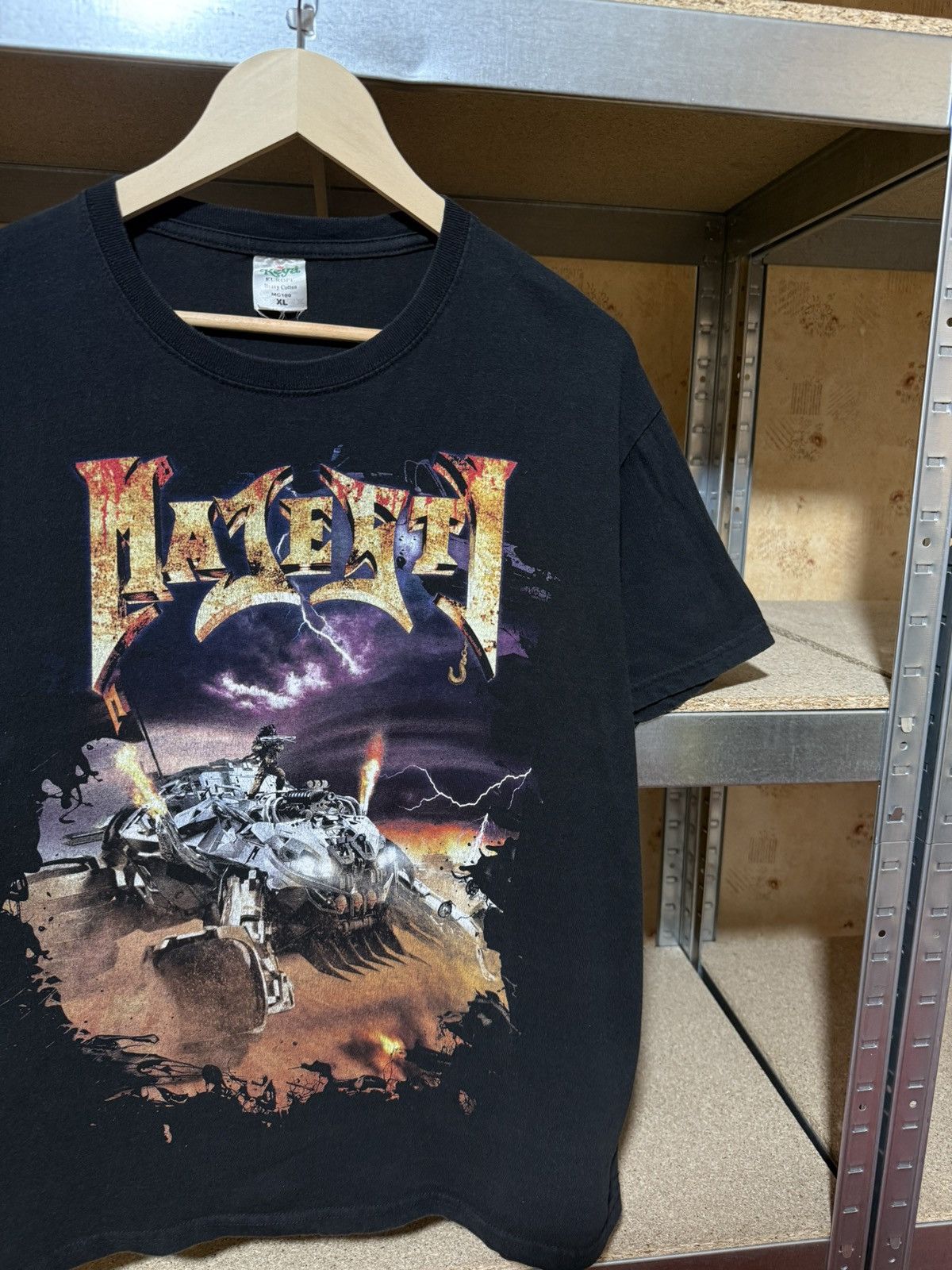 Band Tees × Vintage Vintage Metal Force Rebels On Tour 2017 Rock Band T-Shirt Size US XL / EU 56 / 4 - 3 Thumbnail