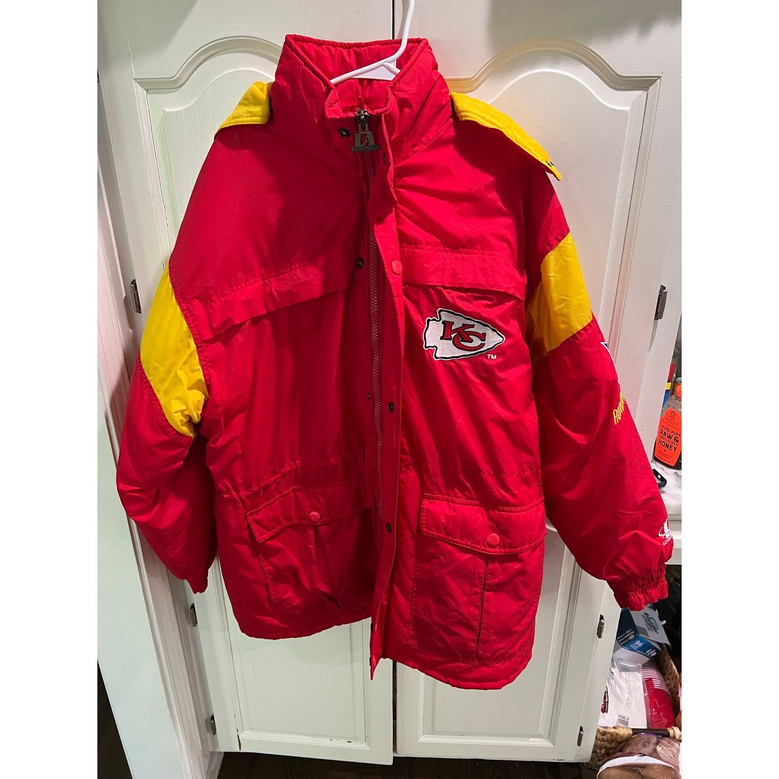 Logo Athletic Vintage Kansas City Chiefs Jacket Logo Athletic Pro Line Size US L / EU 52-54 / 3 - 3 Thumbnail
