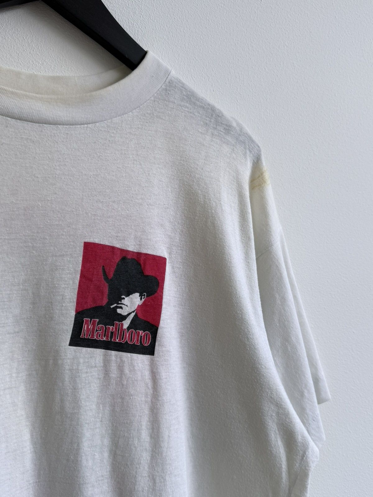 Vintage Vintage 90s Marlboro Cowboy T-Shirt Size US XL / EU 56 / 4 - 7 Thumbnail