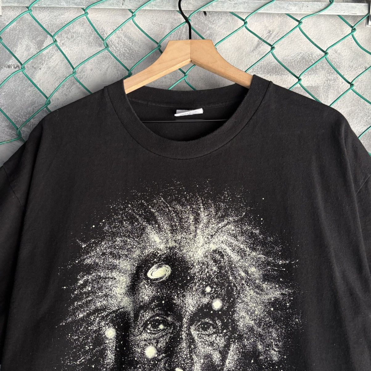 Other Vintage Albert Einstein Cotton Expressions MenXL BlackTShirt Size US XL / EU 56 / 4 - 2 Thumbnail