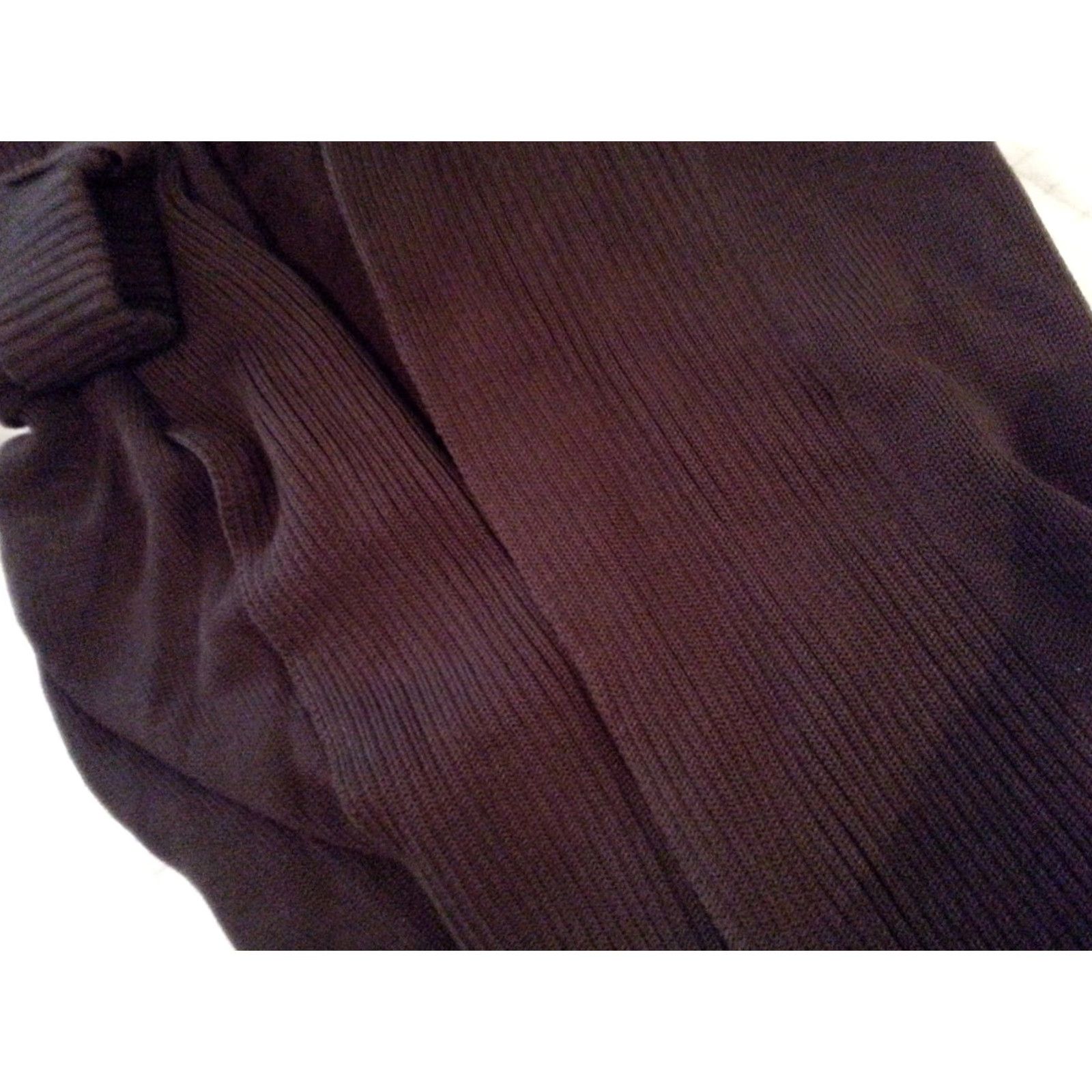 Talbots VINTAGE? Talbots Womens Sweater Jacket P Petite Brown Cotton Sweater Womens Petite Brown Cotton Talbots P Size S / US 4 / IT 40 - 5 Thumbnail