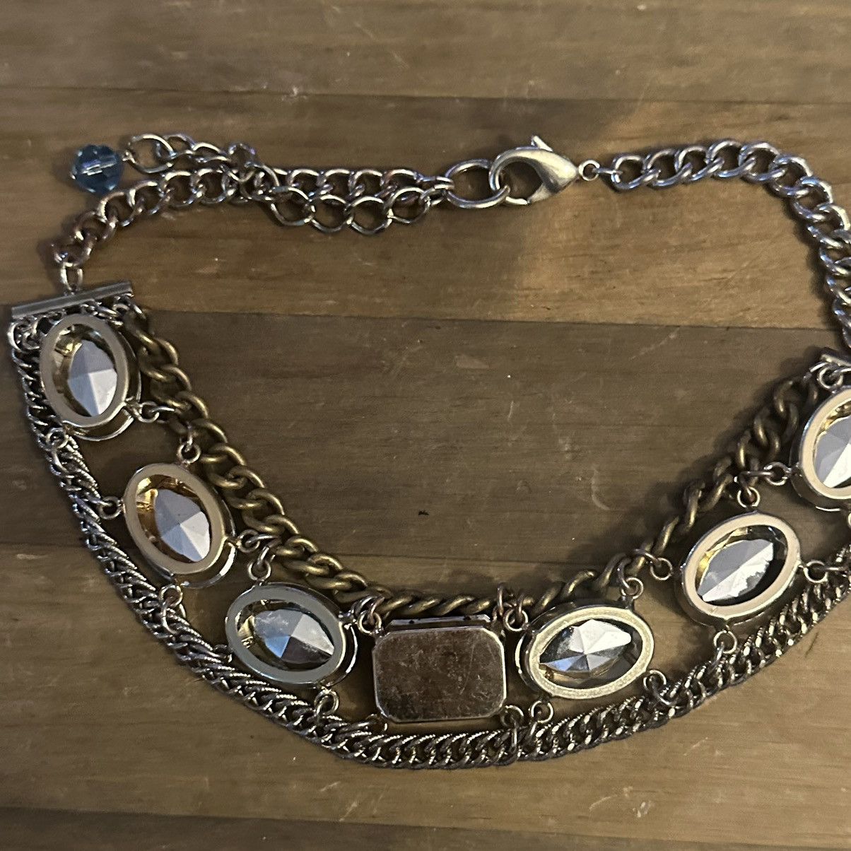 Vintage Vintage chunky gemstone statement collar necklace Size ONE SIZE - 4 Thumbnail