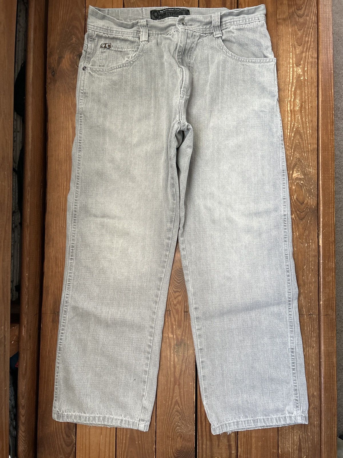 Southpole × Vintage Vintage Y2K South Pole Grey Denim Jeans Size US 32 / EU 48 - 1 Thumbnail