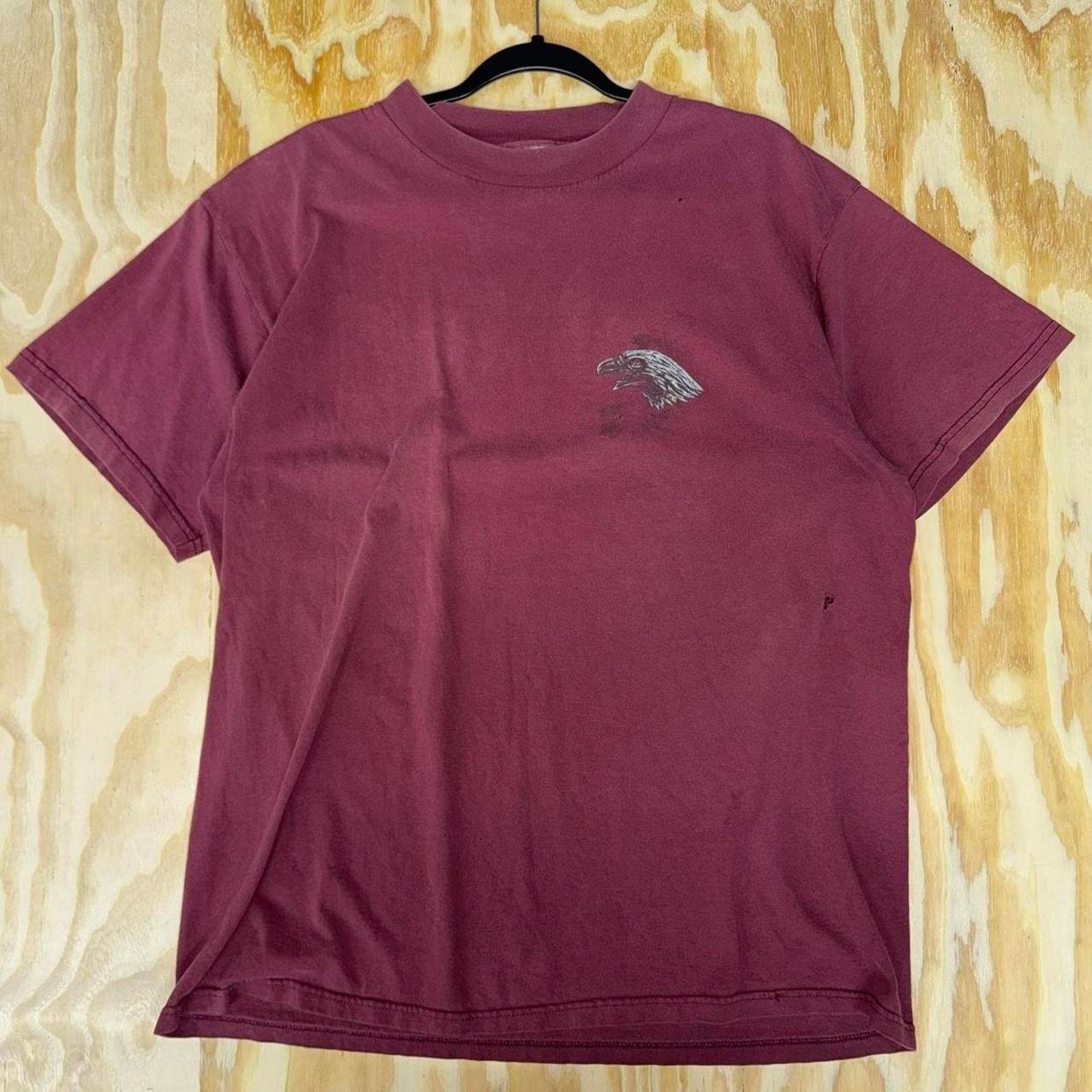 Tultex Vintage 1990s eagle faded distressed t-shirt Size US XL / EU 56 / 4 - 1 Thumbnail