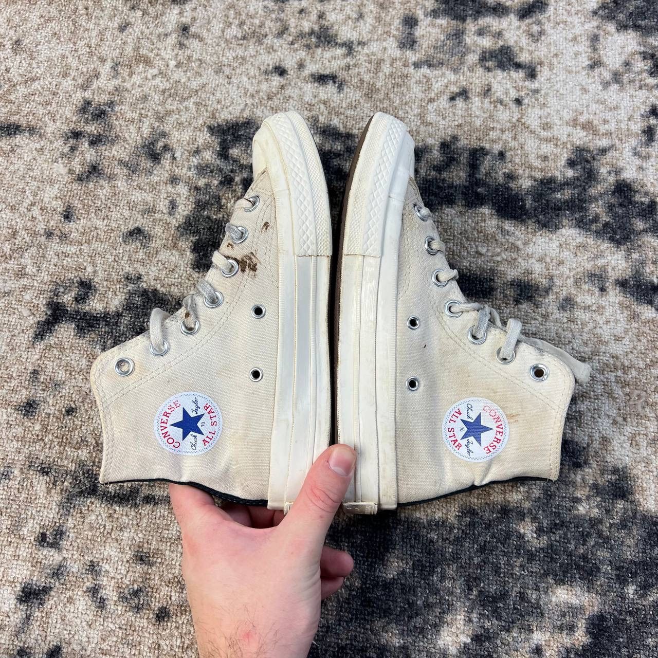 Comme des Garcons PLAY × Converse Converse x Comme Des Garcons PLAY Hi-Top Sneakers Size US 6 / IT 36 - 4 Thumbnail