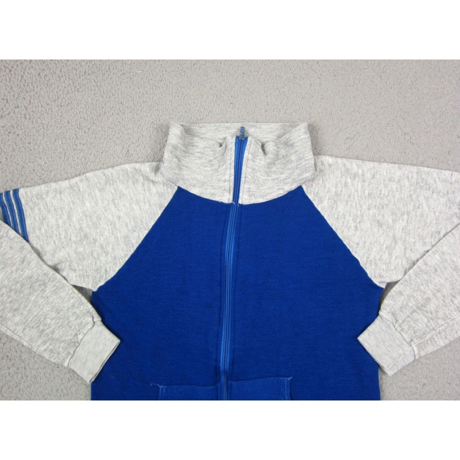 Vintage VINTAGE True Track Jacket Womens Large Blue Gray Zip Made in USA 50s 60s Size L / US 10 / IT 46 - 2 Thumbnail