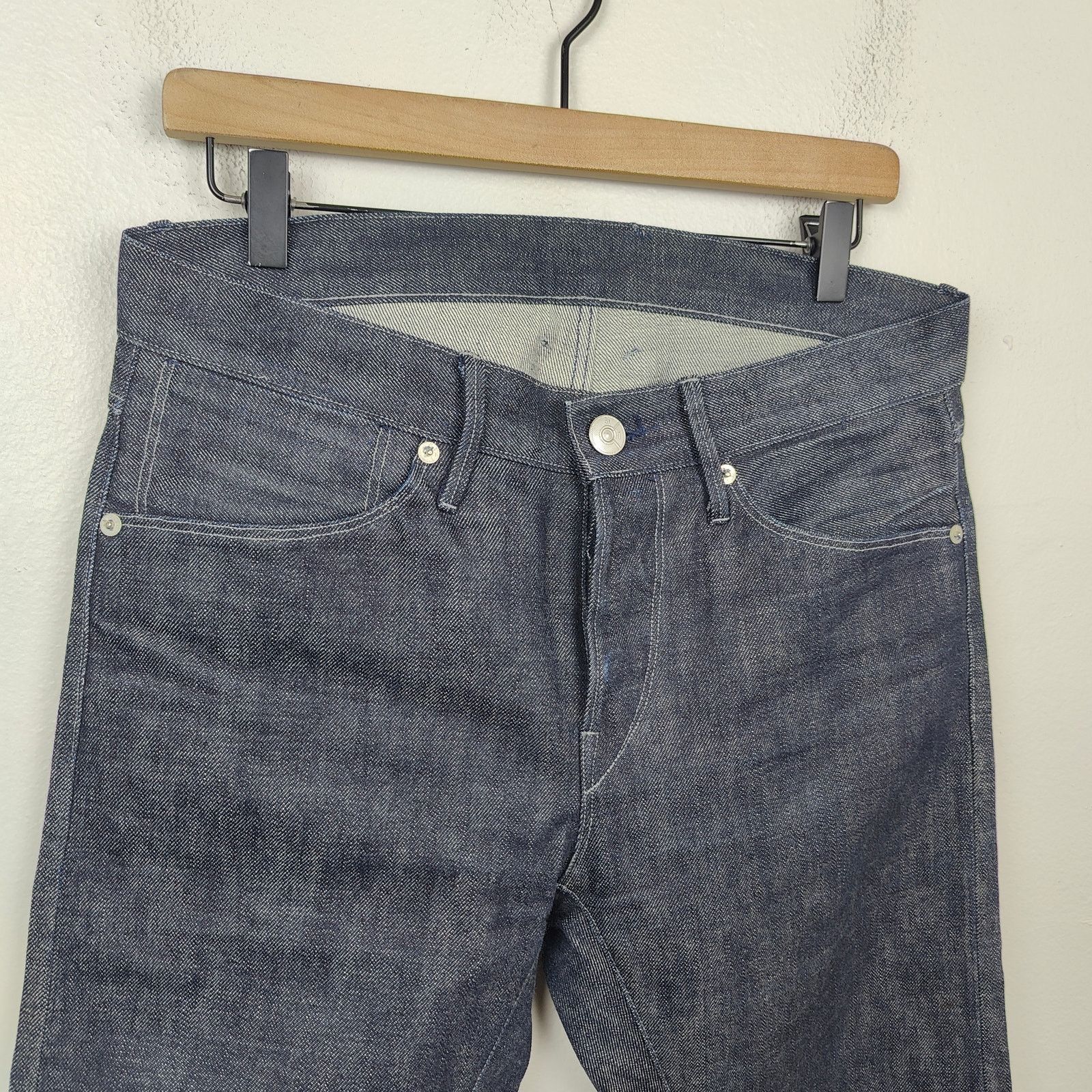 3x1 3x1 Selvedge Jeans Mens 32 Dark Wash Straight Leg Size US 32 / EU 48 - 2 Thumbnail