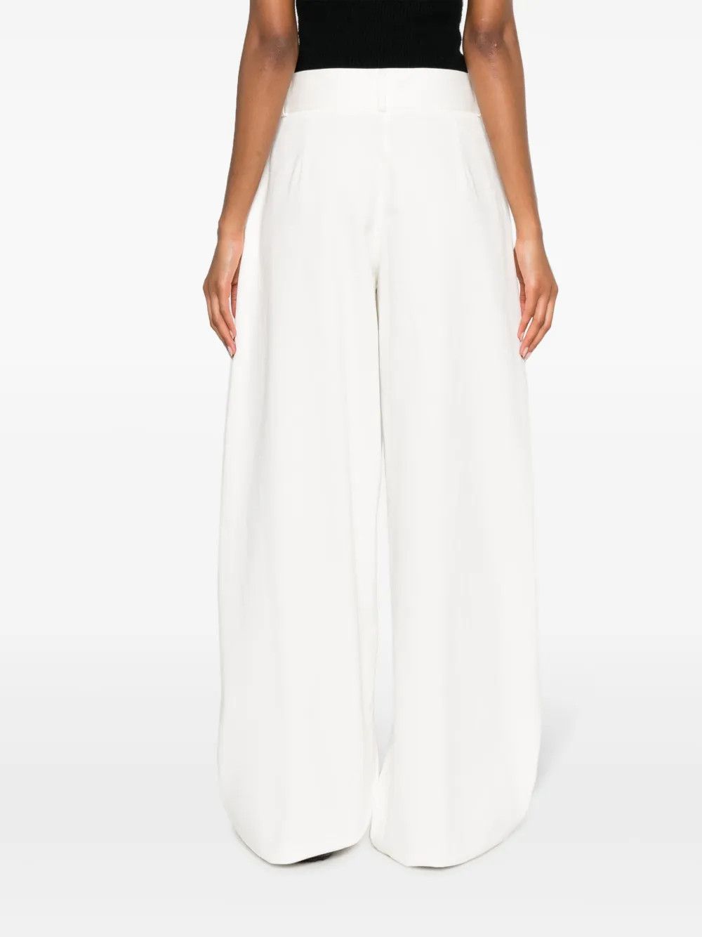 Jil Sander o1y1025 Casual Pant in White Size 36" / US 14 / IT 50 - 4 Thumbnail