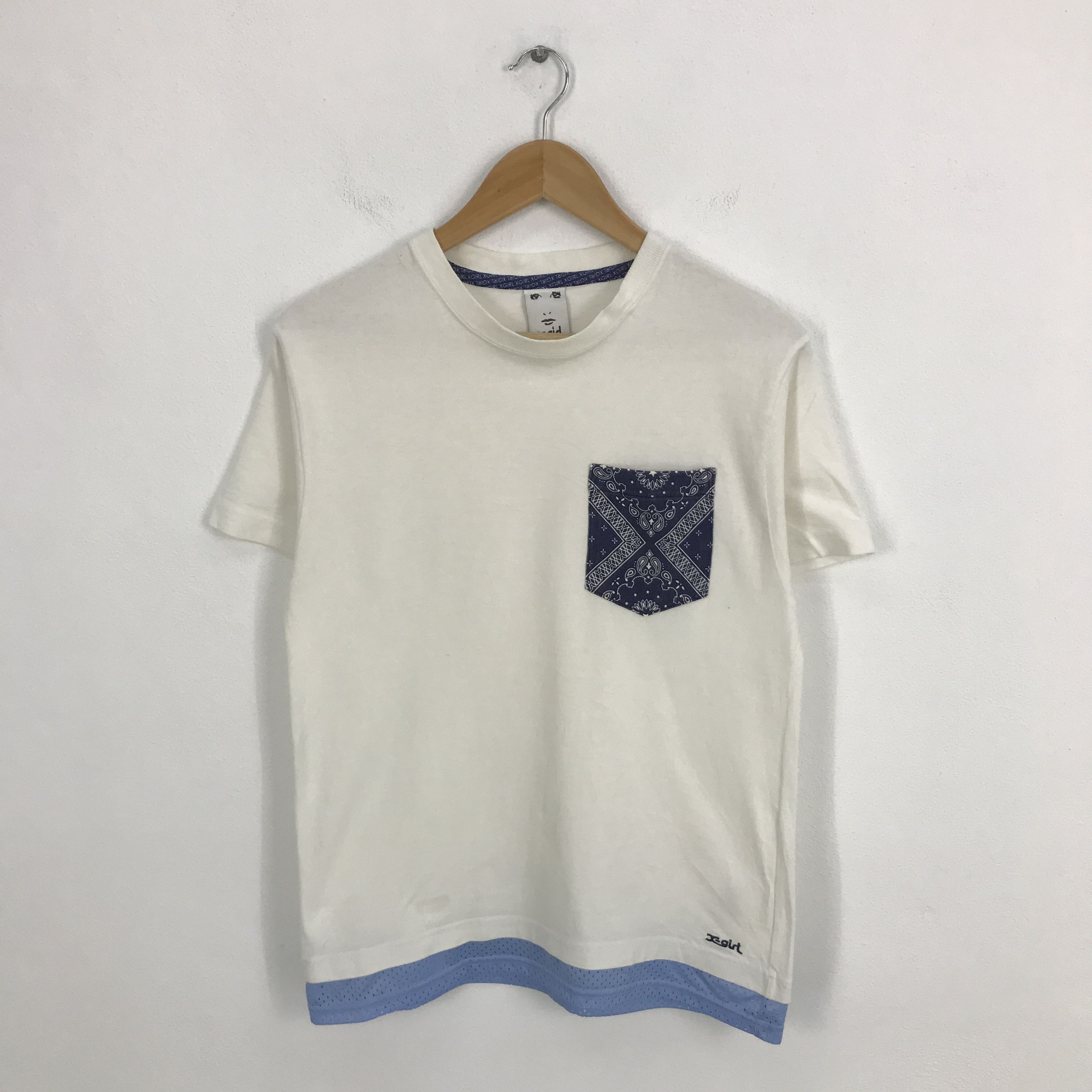 Japanese Brand × X-Girl x-girl style design Singal pocket tshirt Size S / US 4 / IT 40 - 1 Thumbnail