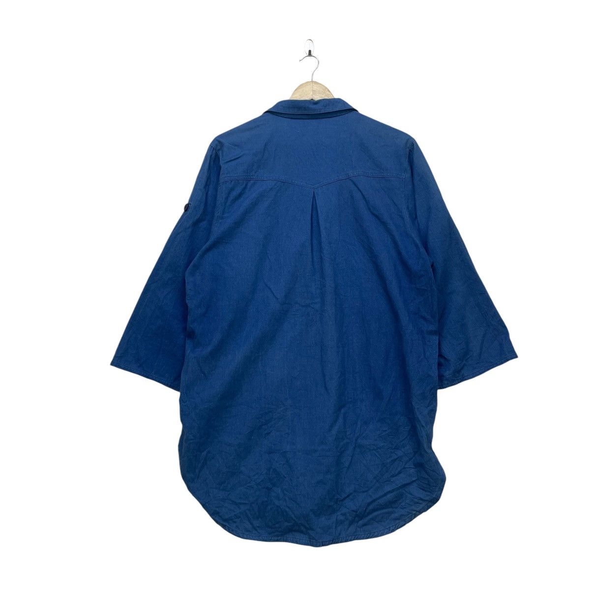 Indigo × Japanese Brand × Yohji Yamamoto Vintage Japan Brand Takashimaya Indigo Jacket Size M / US 6-8 / IT 42-44 - 2 Thumbnail