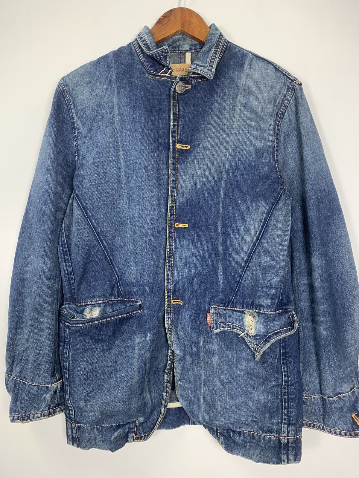 Levi's × Vintage Vintage Levis Denim Jacket Size US M / EU 48-50 / 2 - 2 Thumbnail