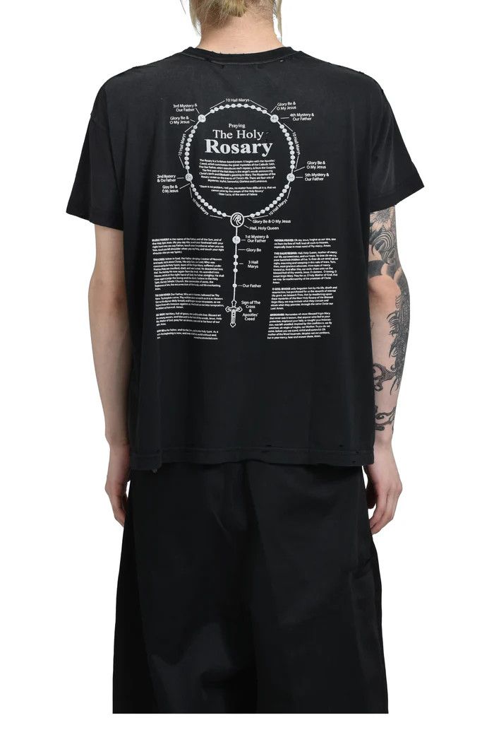 Willy Chavarria o1s1v1r1oon0825 Putas Destroyed Easy T-Shirt in Black Size US S / EU 44-46 / 1 - 4 Thumbnail