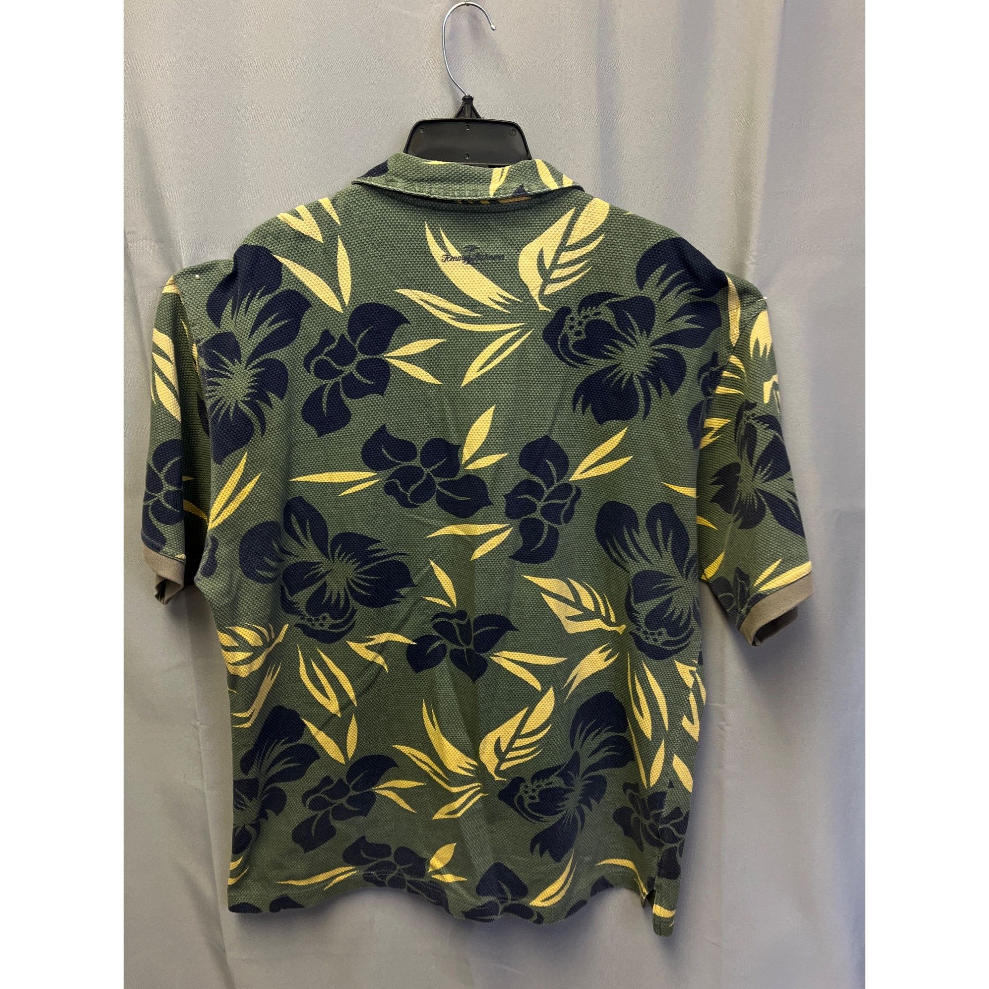 Tommy Bahama Tommy Bahama Mens Tropical Hawaiian Print Polo Shirt Size L Size US L / EU 52-54 / 3 - 3 Thumbnail