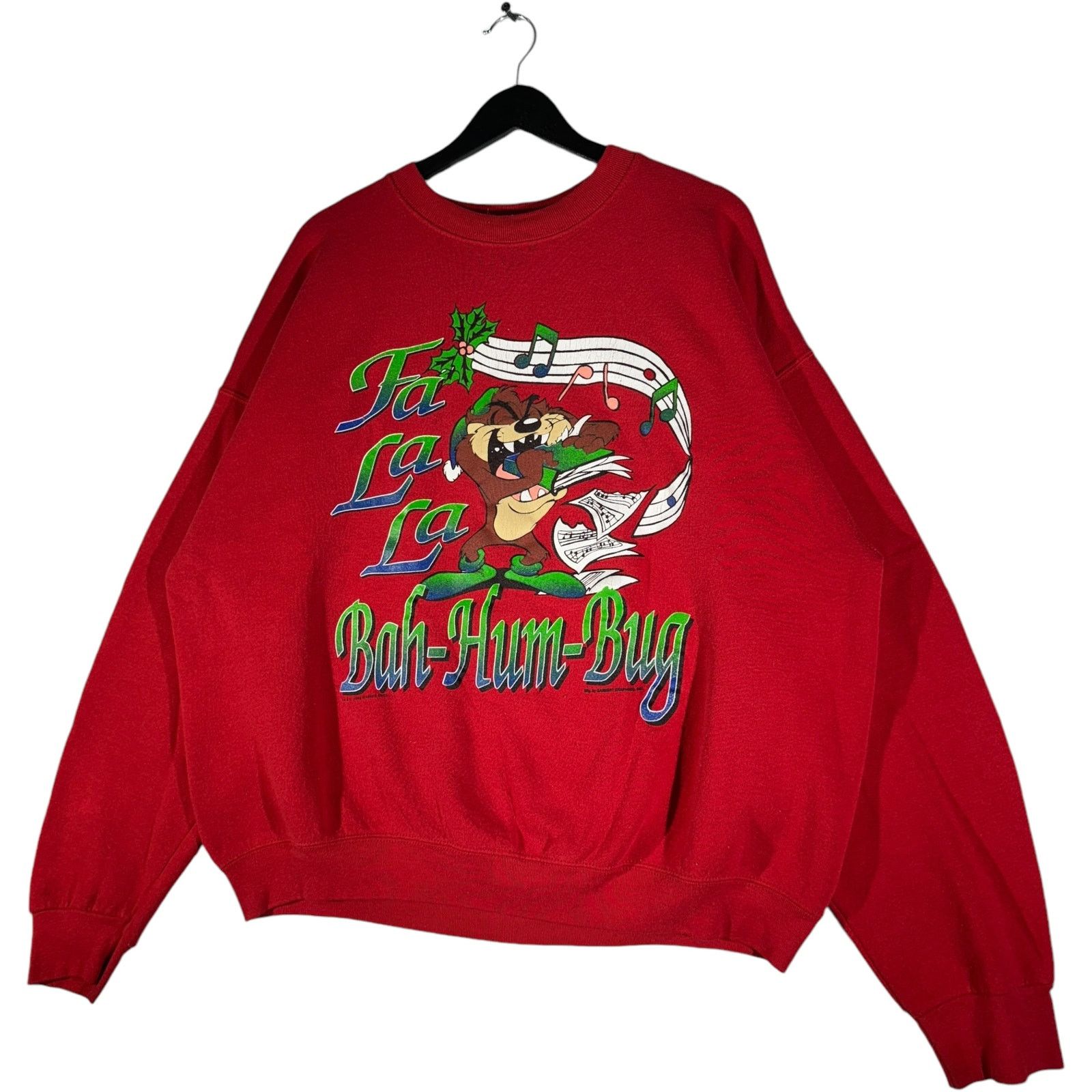 Vintage Vintage Looney Tunes Taz Singing Christmas Crewneck Size US XL / EU 56 / 4 - 3 Thumbnail