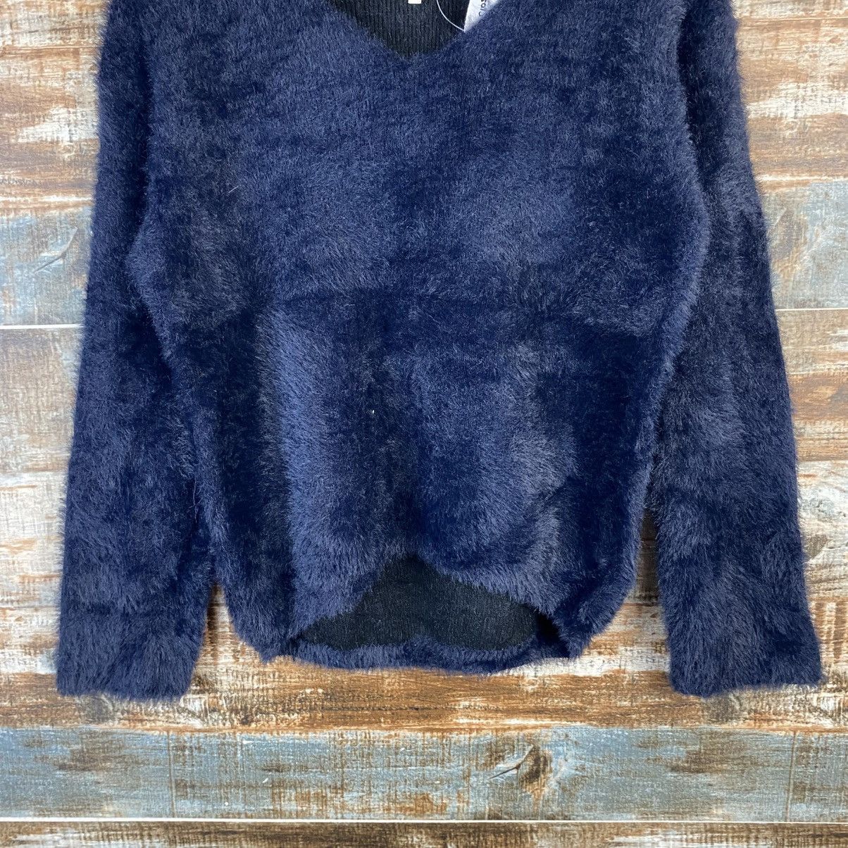 Global Work DL Global Work Fur shaggy mohair Black Knitwear #C1058 Size M / US 6-8 / IT 42-44 - 6 Thumbnail