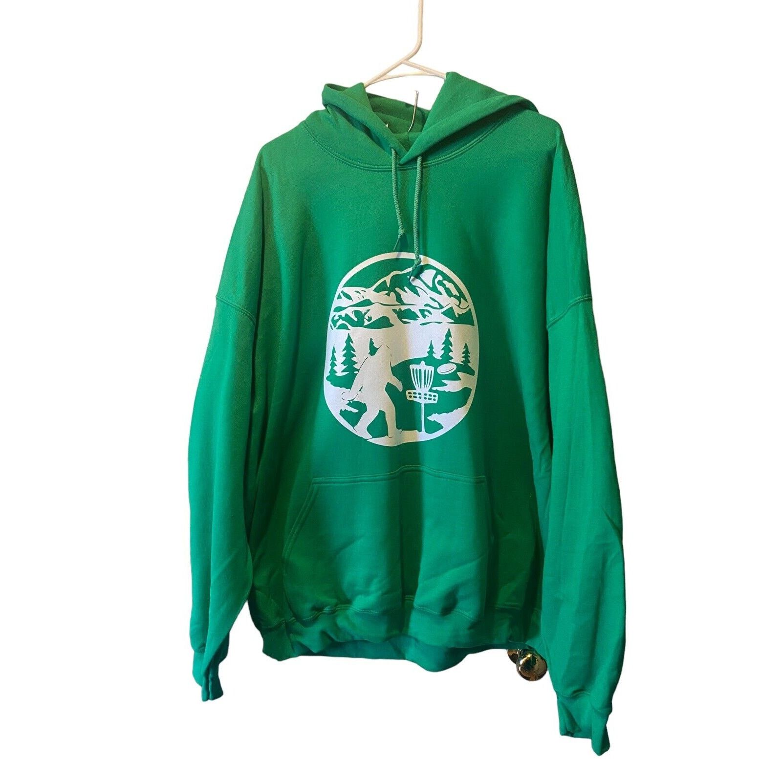 Gildan Disc Golf 3XL SASQUATCH Vinyl Logo Sweatshirt Green Size US XXL / EU 58 / 5 - 1 Thumbnail