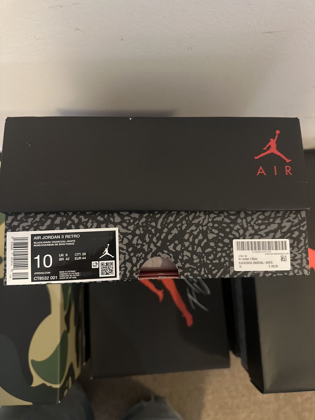 Jordan Brand J3 black cat Size US 10 / EU 43 - 6 Thumbnail
