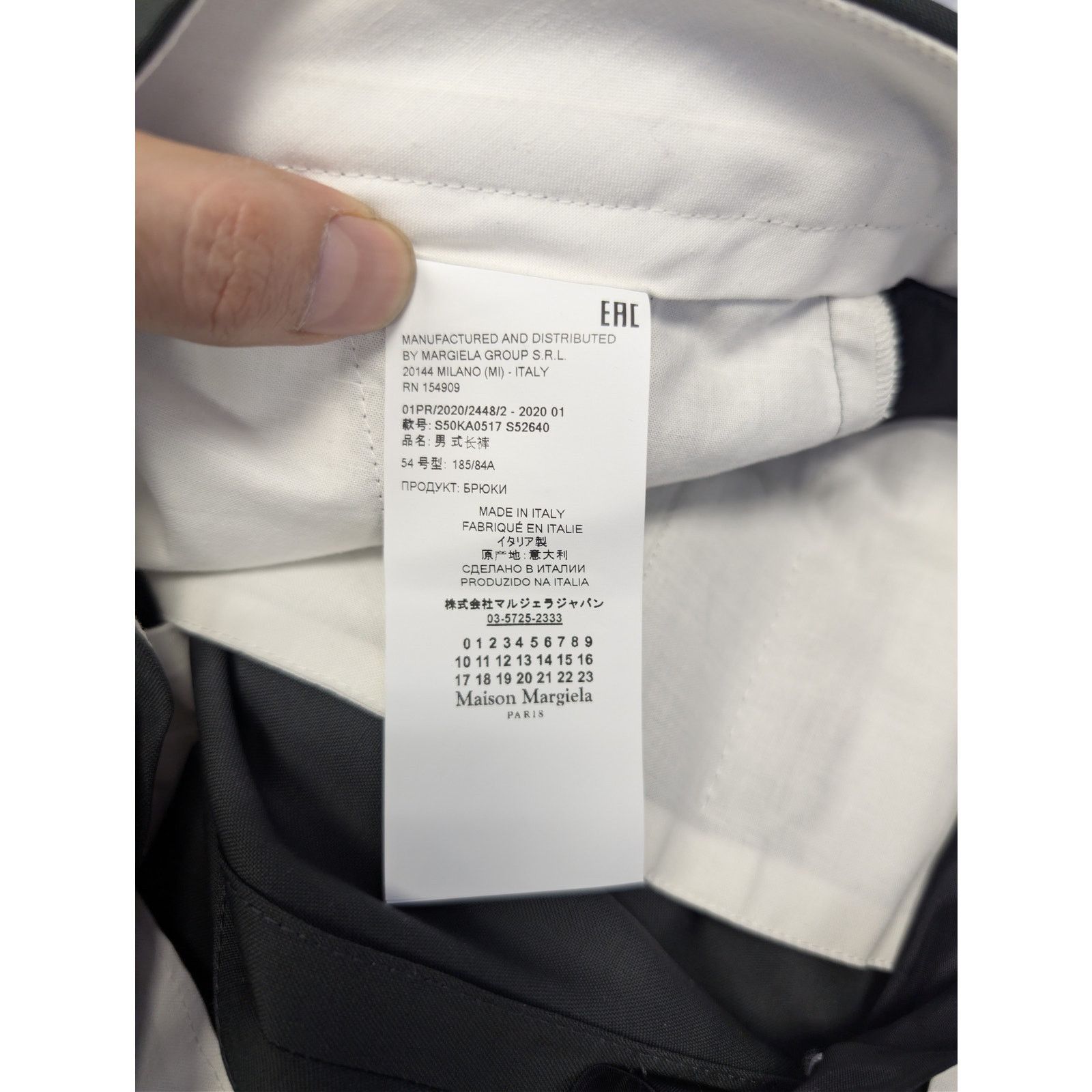 Maison Margiela o1rshd1 Casual Pants in Black Size US 38 / EU 54 - 20 Thumbnail