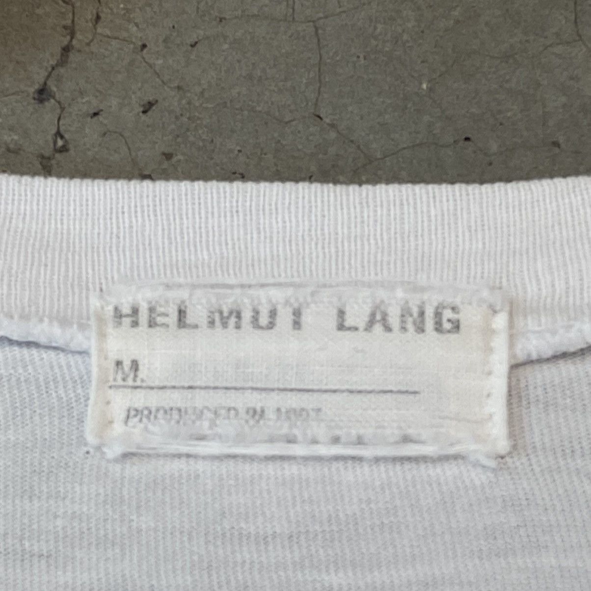Helmut Lang Vintage 90s Helmut Lang Paris Backstage Staff Archive Tee Size US M / EU 48-50 / 2 - 4 Thumbnail