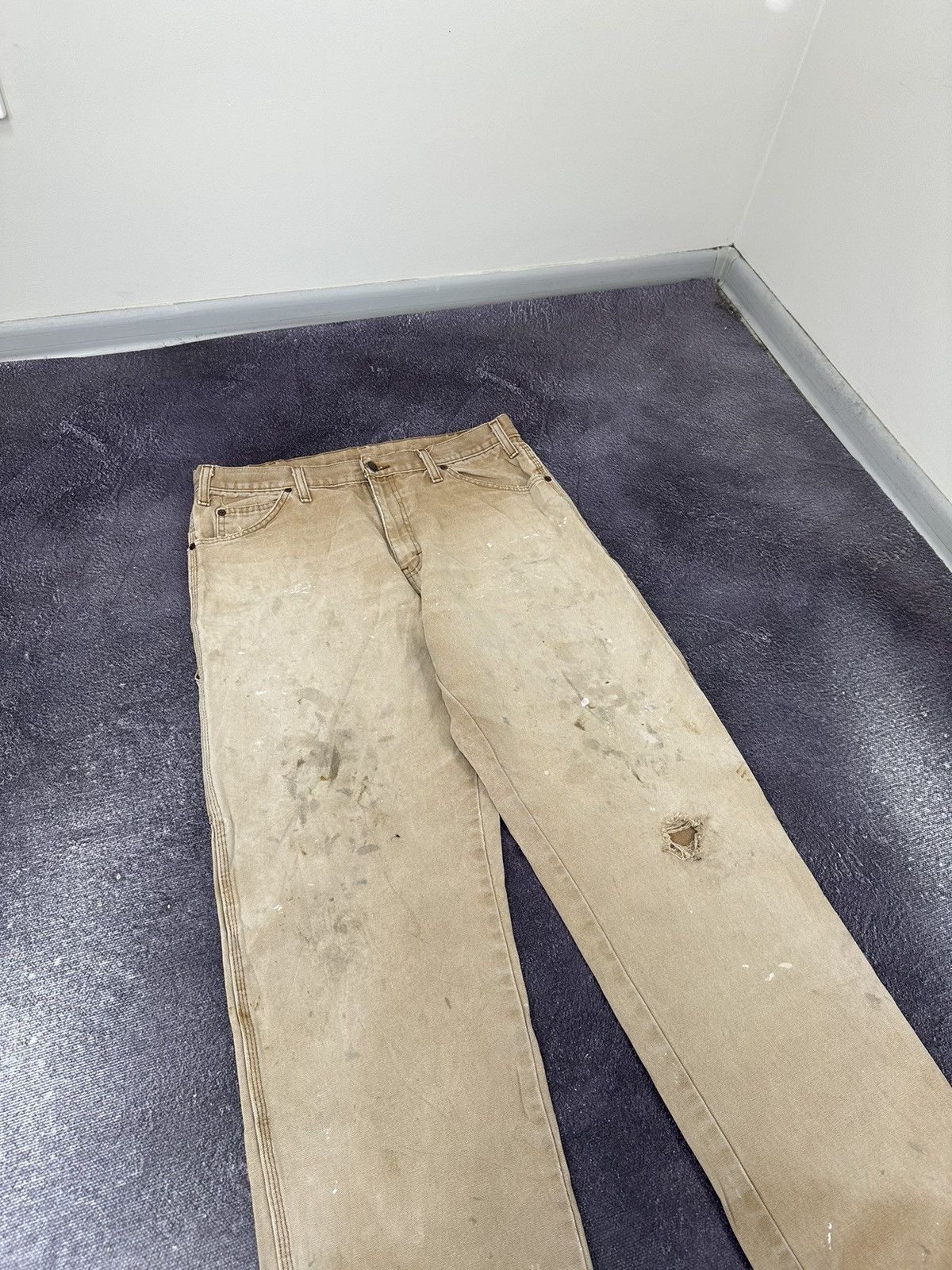 Dickies Vintage Dickies Faded Carpenter Baggy USA Opium Work Pants Size US 36 / EU 52 - 13 Thumbnail
