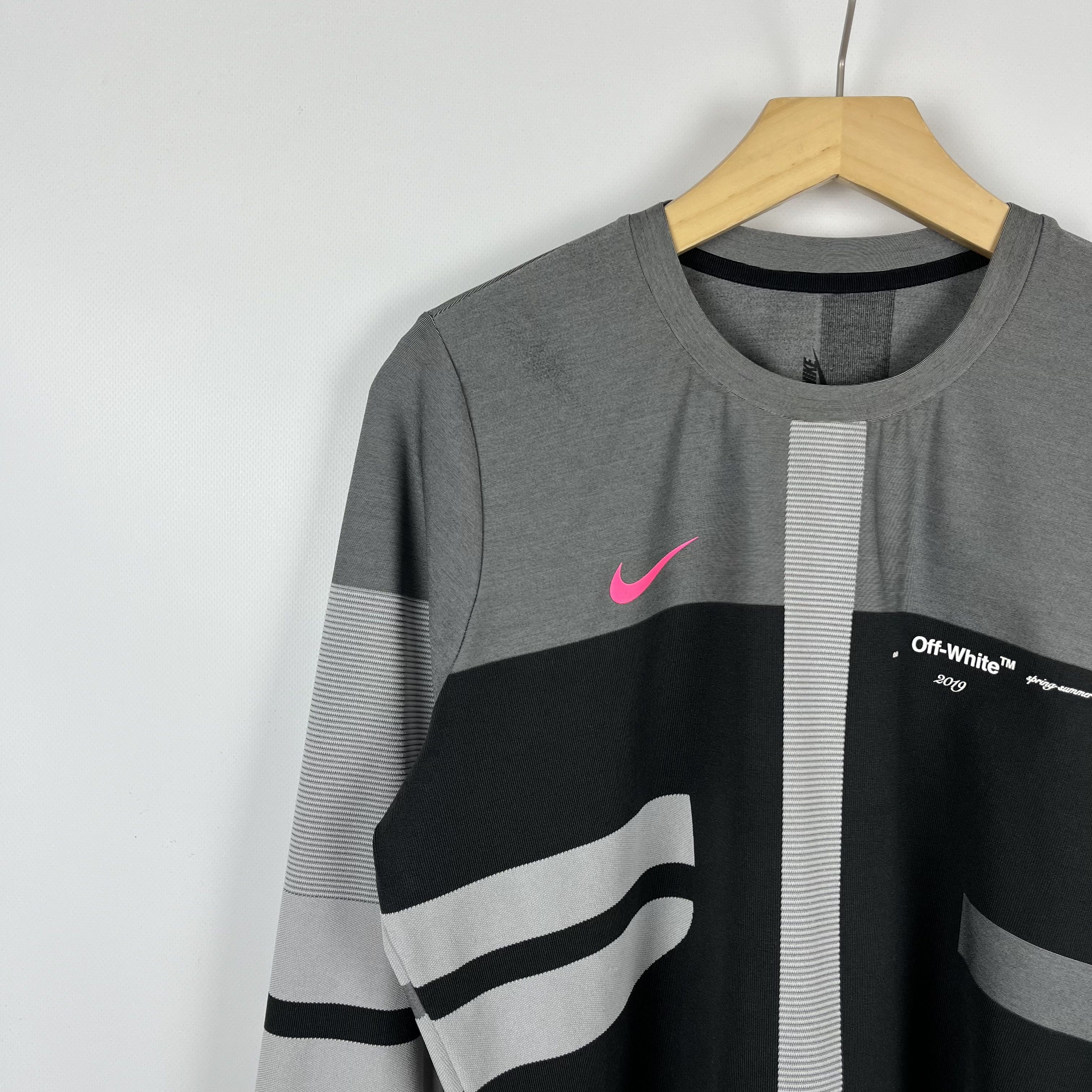 Nike × Off-White Nike X Off White Big Logo Easy Run Top Size XL / US 12-14 / IT 48-50 - 17 Thumbnail