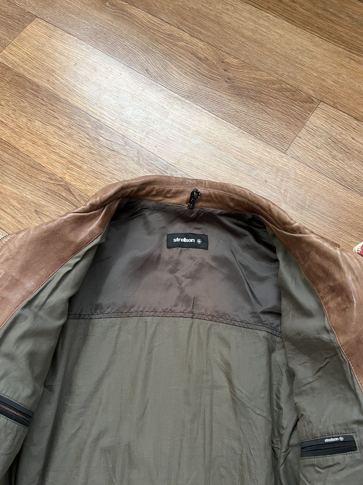 Strellson Vintage Strellson Leather Genuine Jacket Bomber Size US L / EU 52-54 / 3 - 6 Thumbnail