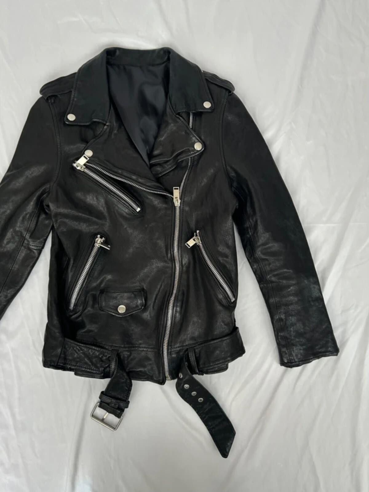 Undercover Japanese Oil Shrinked Leather Biker Jacket Size S / US 4 / IT 40 - 2 Thumbnail