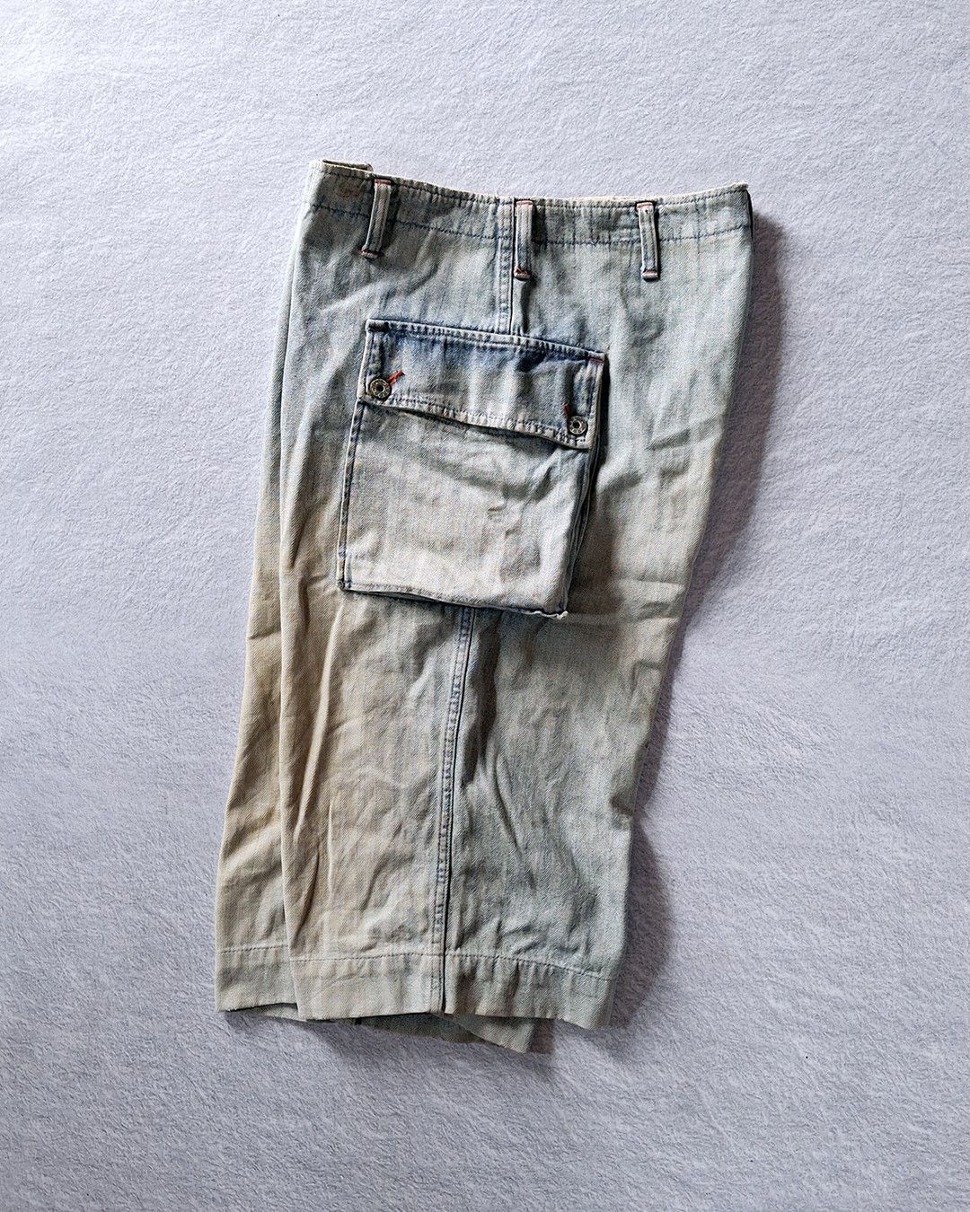 FOB Factory FOB FACTORY HERRINGBONE CARGO MONKEY SHORTS MADE IN JAPAN Size US 33 - 8 Thumbnail