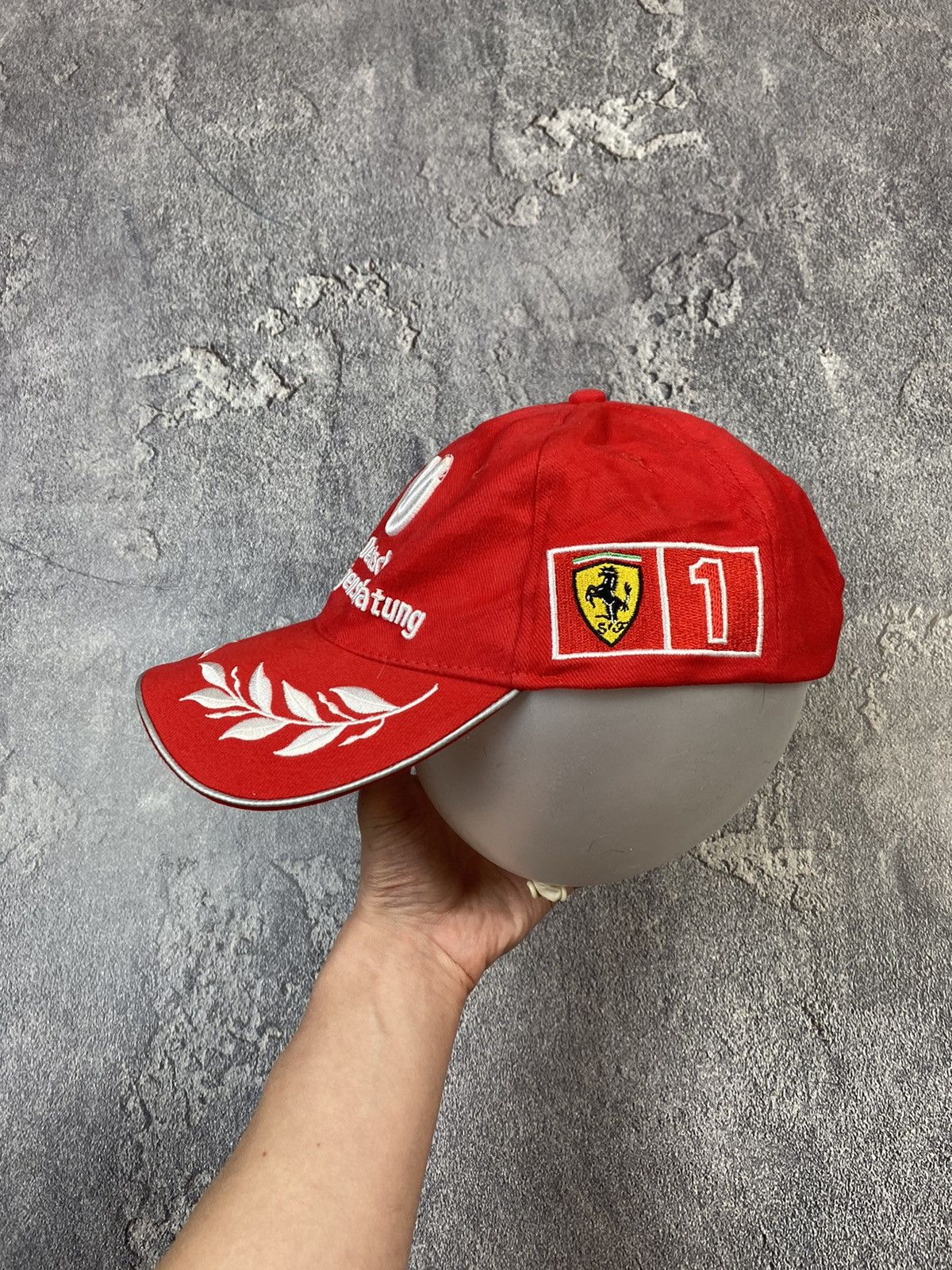 Ferrari Vintage 90s Ferrari F-1 Racing Cap Y2K Streetwear Size ONE SIZE - 3 Thumbnail